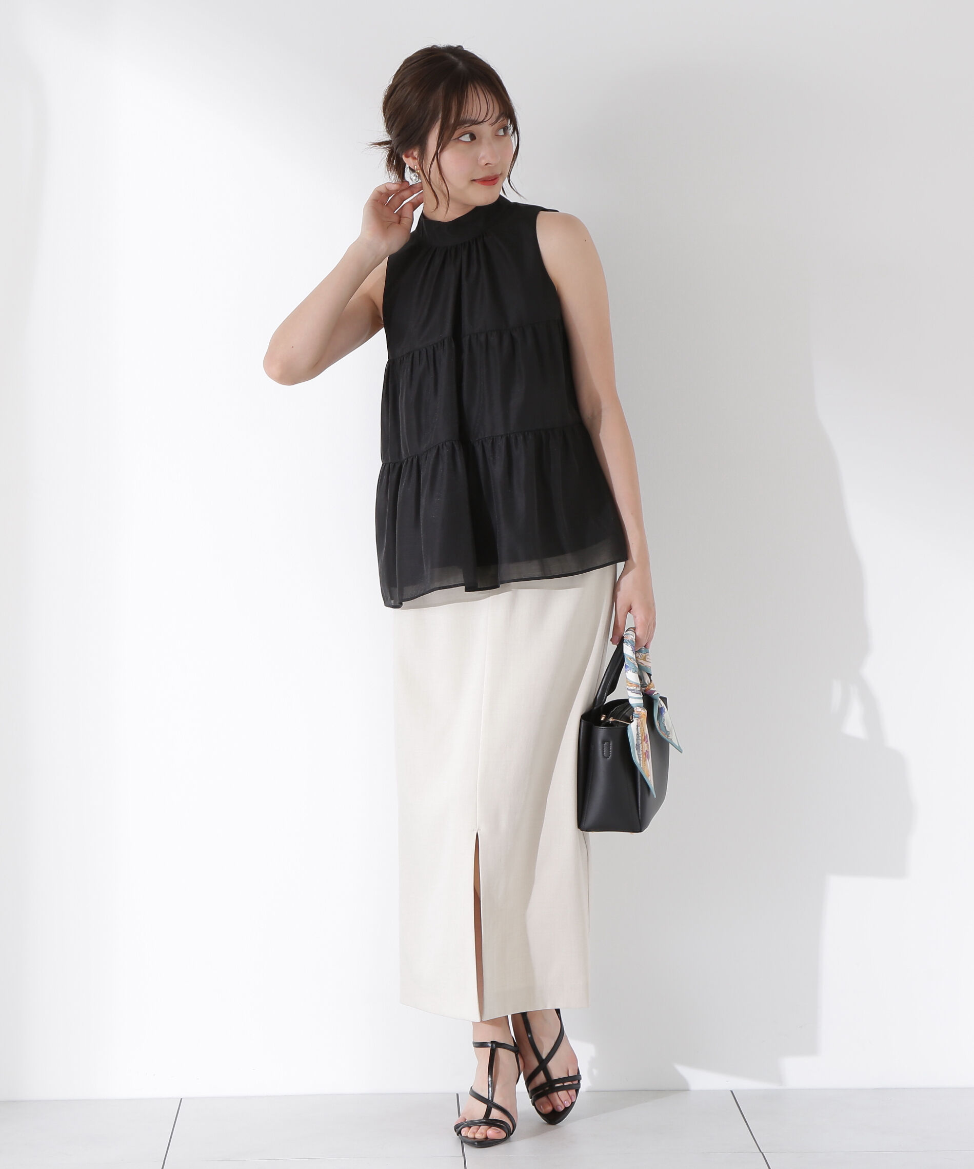 PROPORTION BODY DRESSING「ティアードボウタイブラウス」|シャツ・ブラウス|