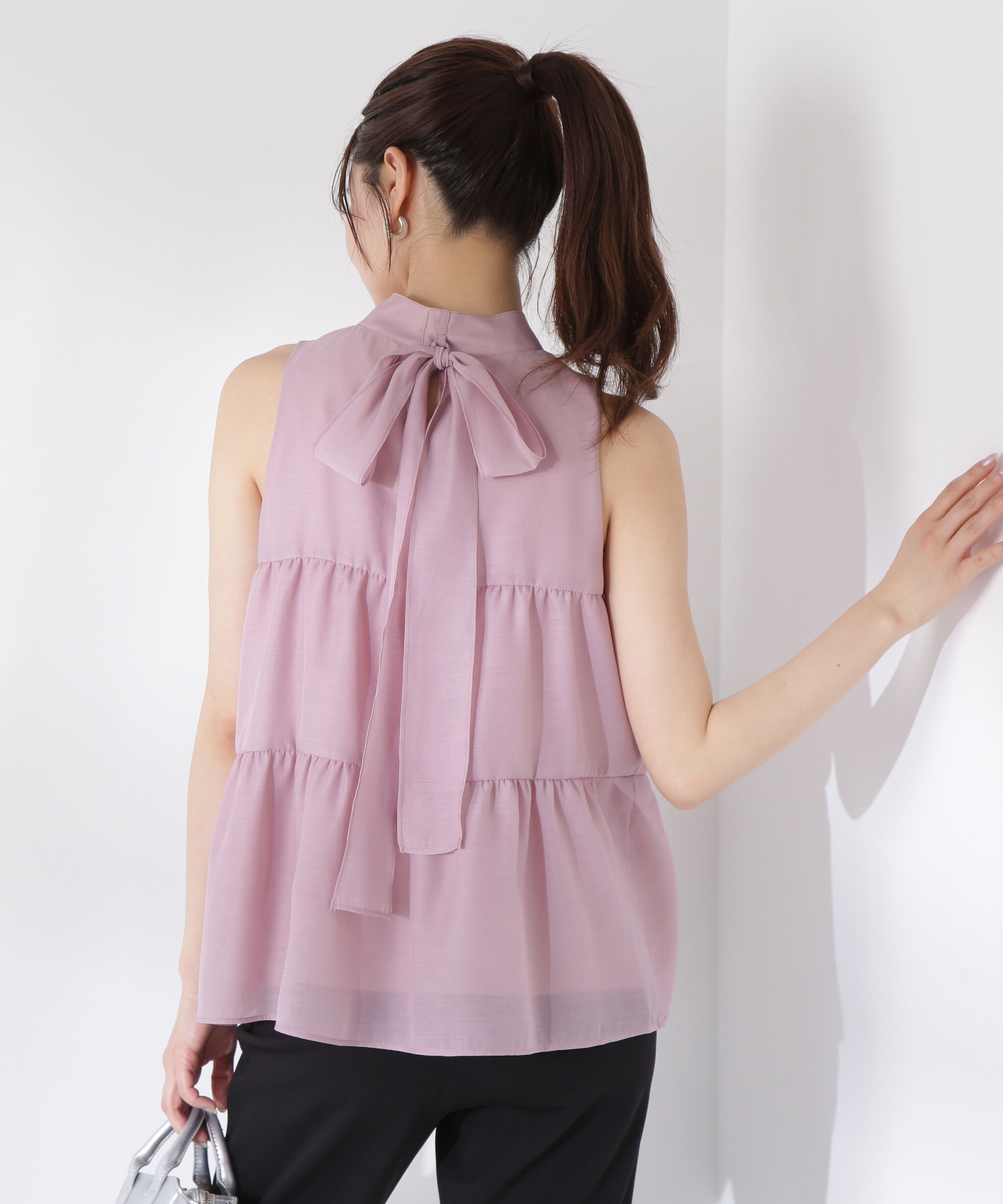 PROPORTION BODY DRESSING「ティアードボウタイブラウス」|シャツ・ブラウス|