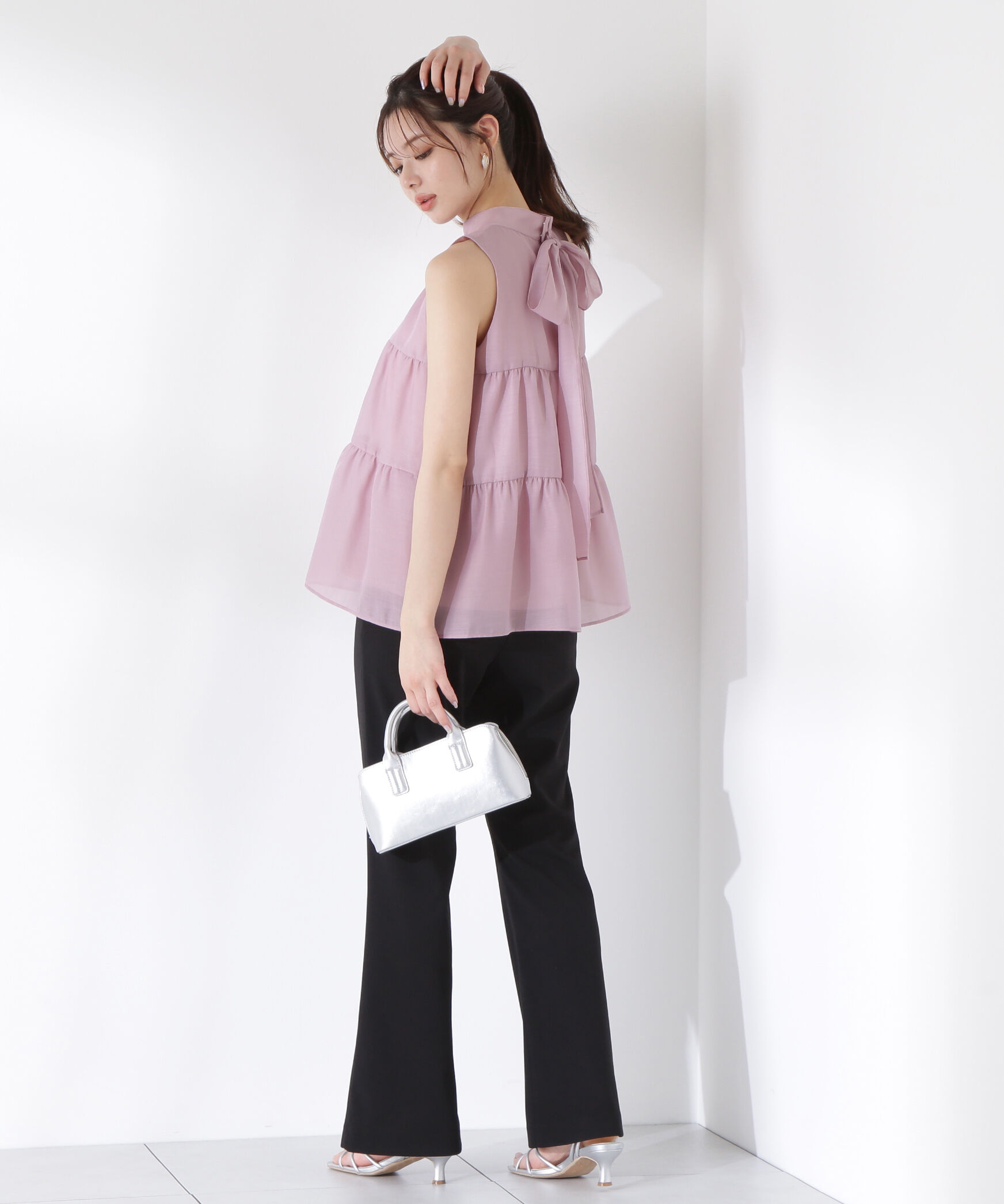 PROPORTION BODY DRESSING「ティアードボウタイブラウス」|シャツ・ブラウス|