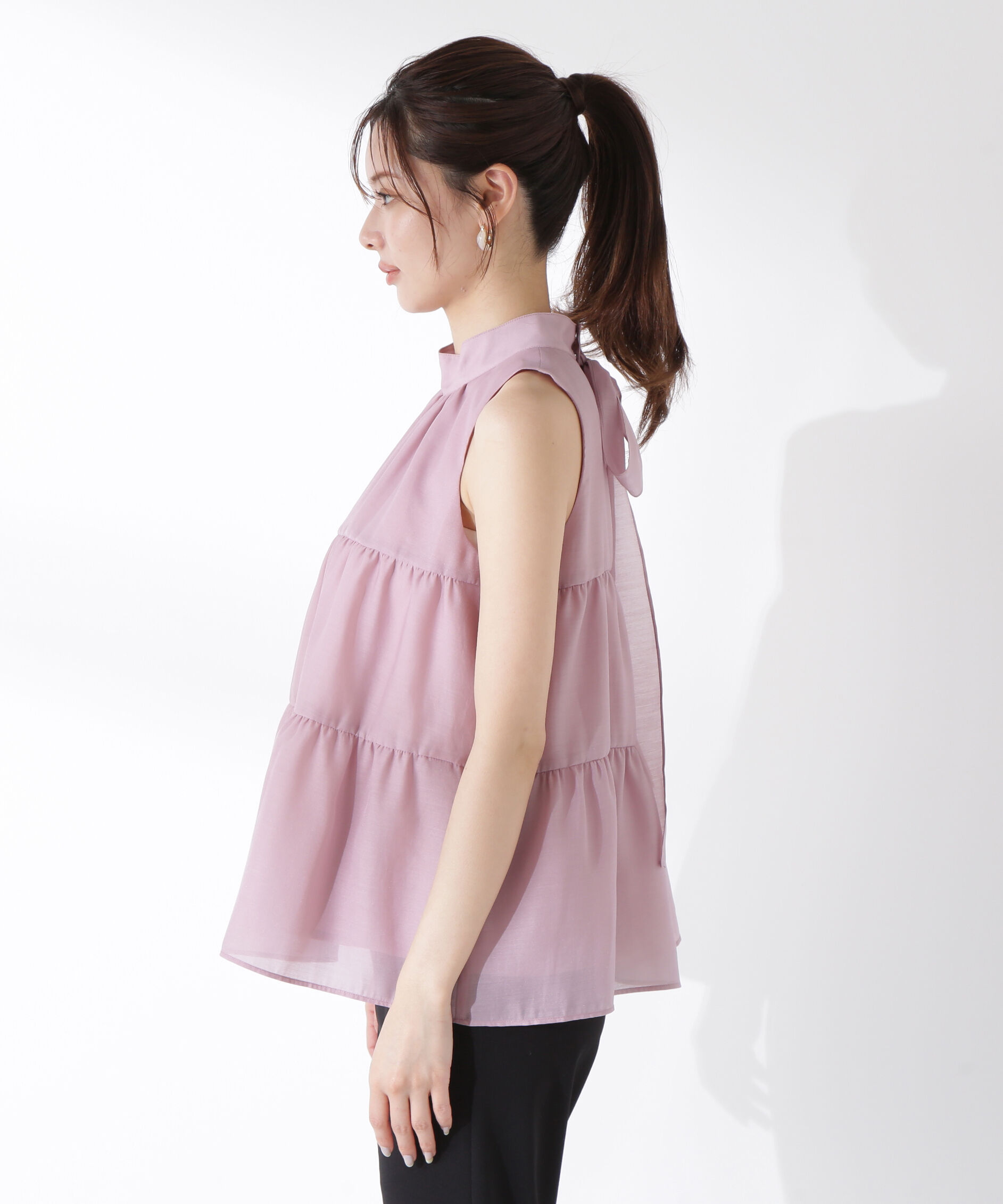 PROPORTION BODY DRESSING「ティアードボウタイブラウス」|シャツ・ブラウス|