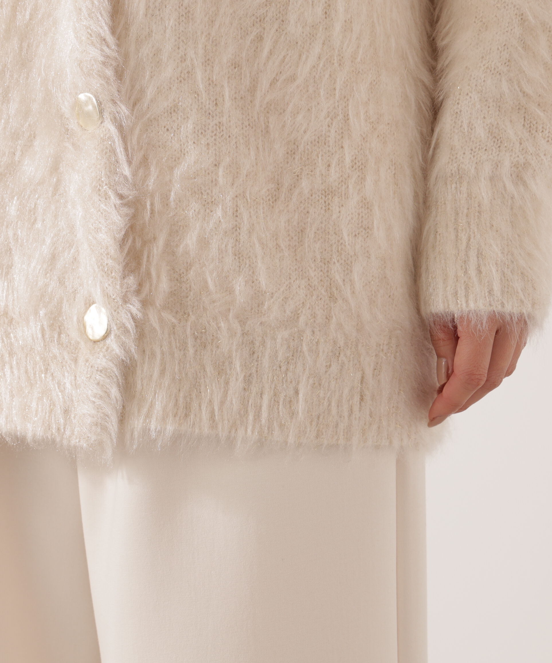 PROPORTION BODY DRESSING「キャットBIGカーディガン 25AW」|カーディガン|