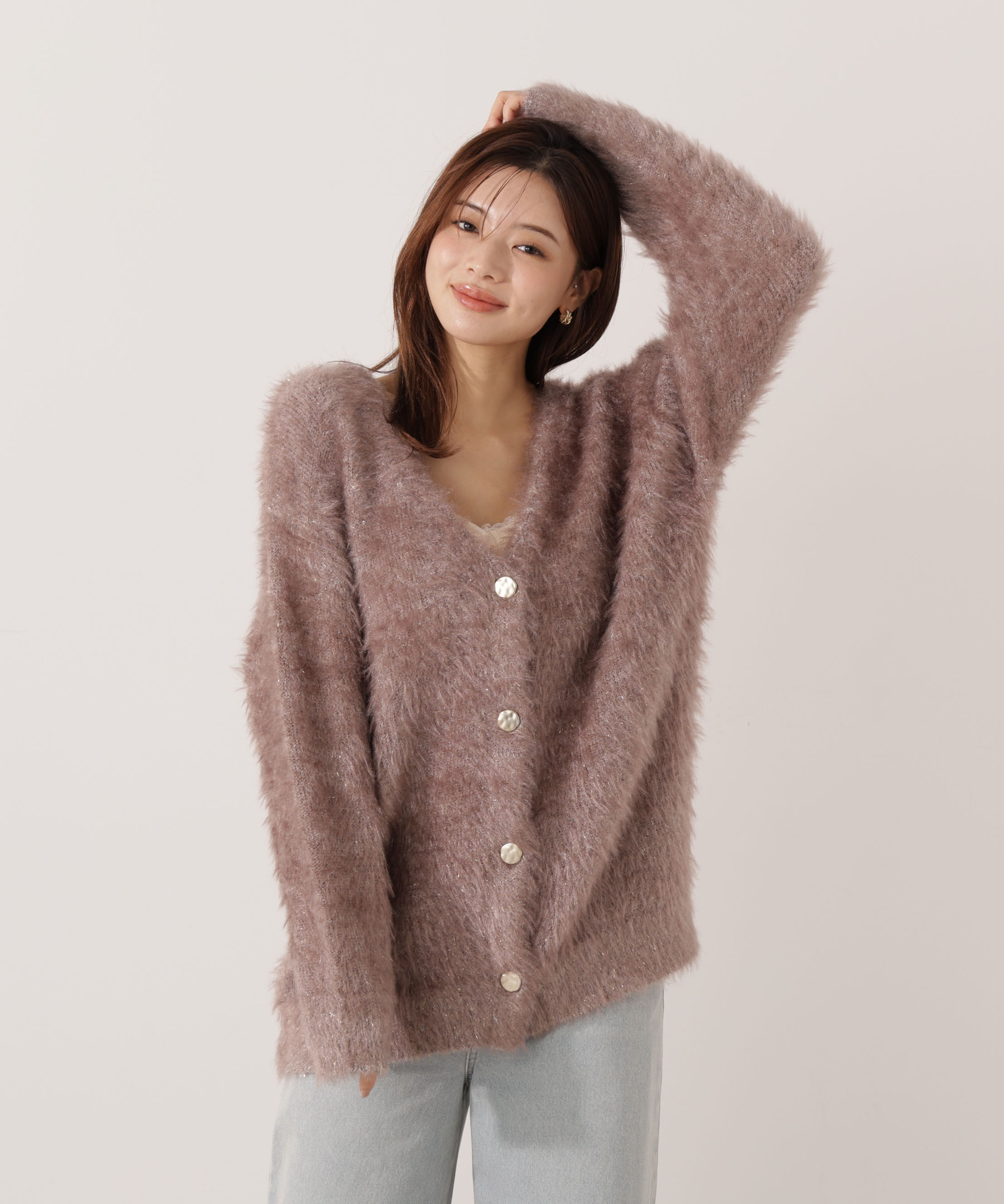 PROPORTION BODY DRESSING「キャットBIGカーディガン 25AW」|カーディガン|