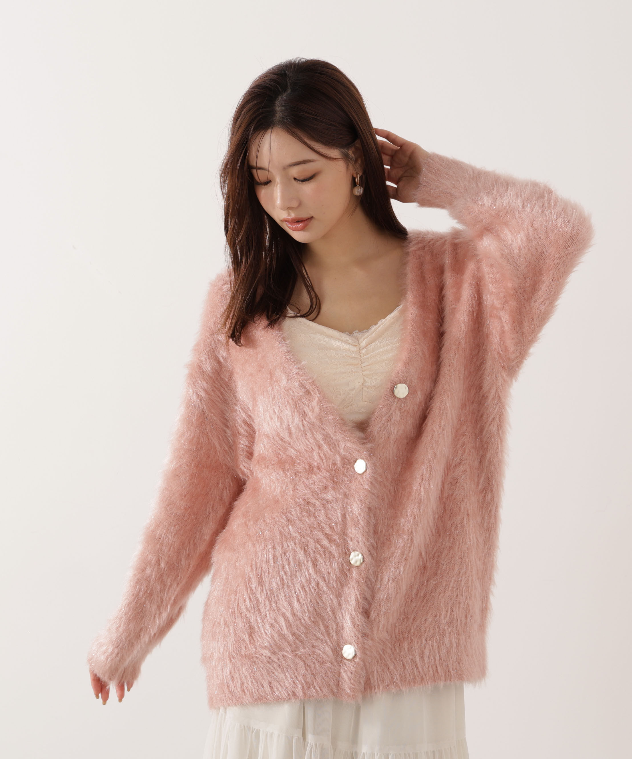 PROPORTION BODY DRESSING「キャットBIGカーディガン 25AW」|カーディガン|