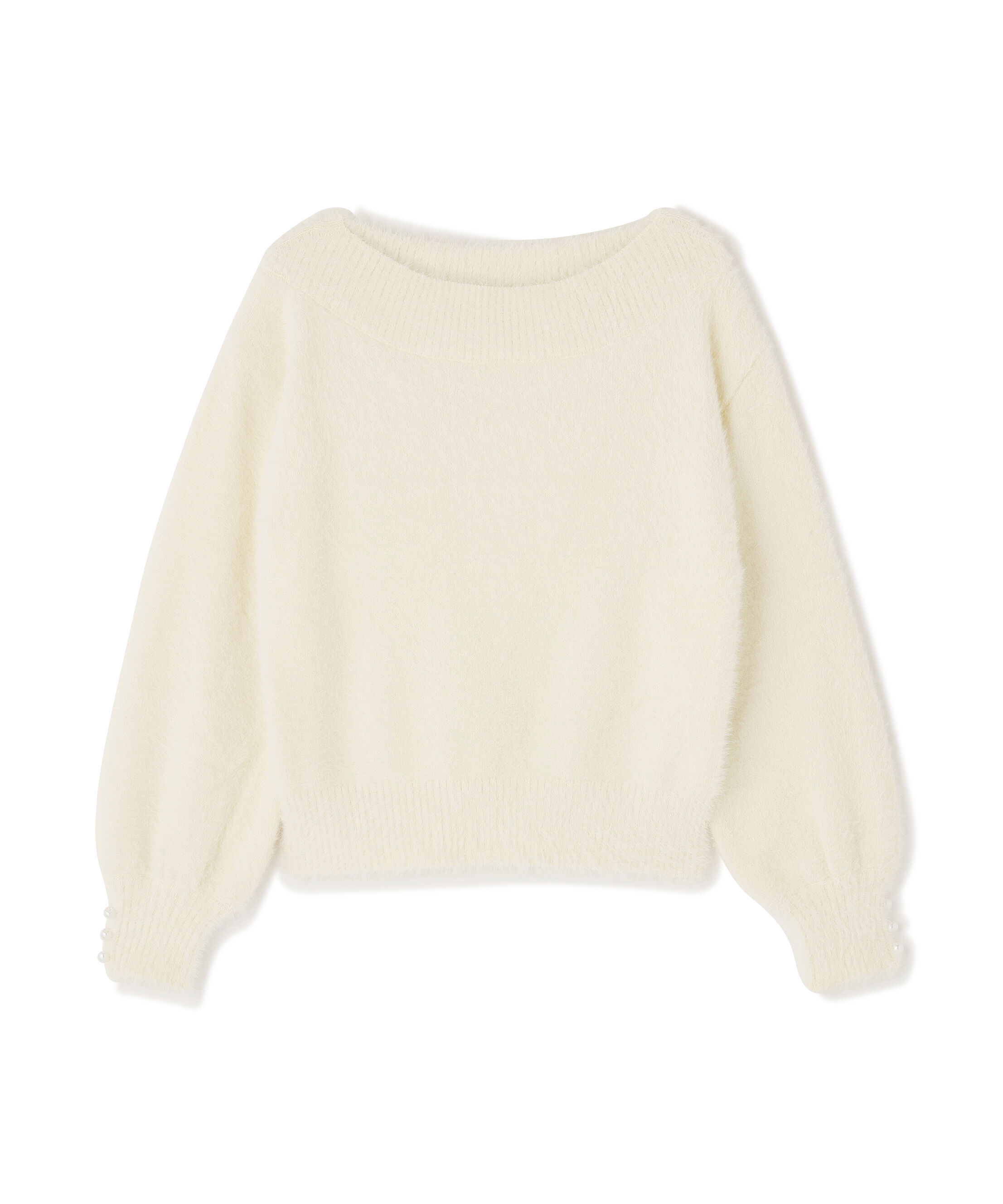 PROPORTION BODY DRESSING「ミニシャギーオフショルニット 25AW」|ニット・セーター|