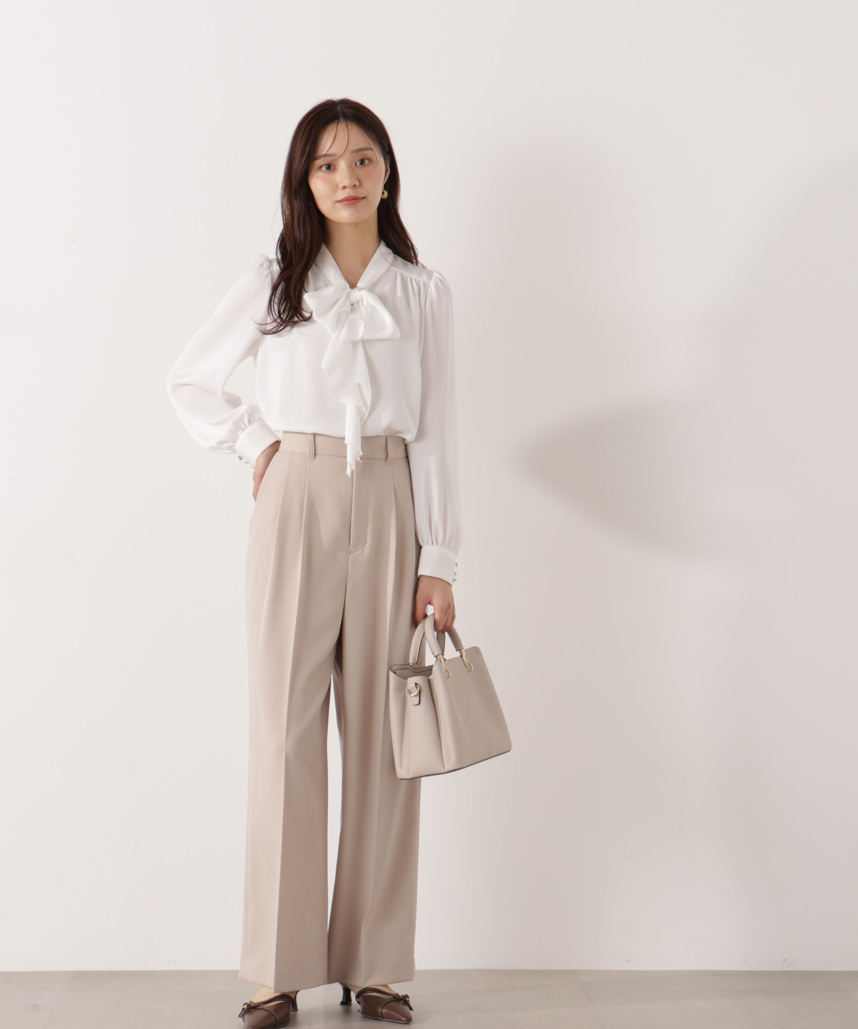 PROPORTION BODY DRESSING「2タックワイドパンツ 26SS」|その他|