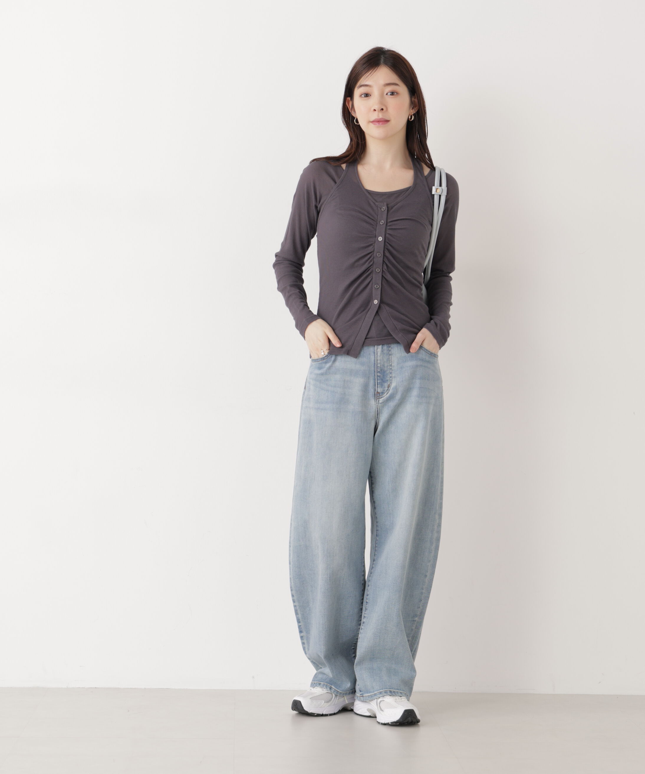 PROPORTION BODY DRESSING「〈a/mie〉カーブデニムパンツ　26SS」|その他|