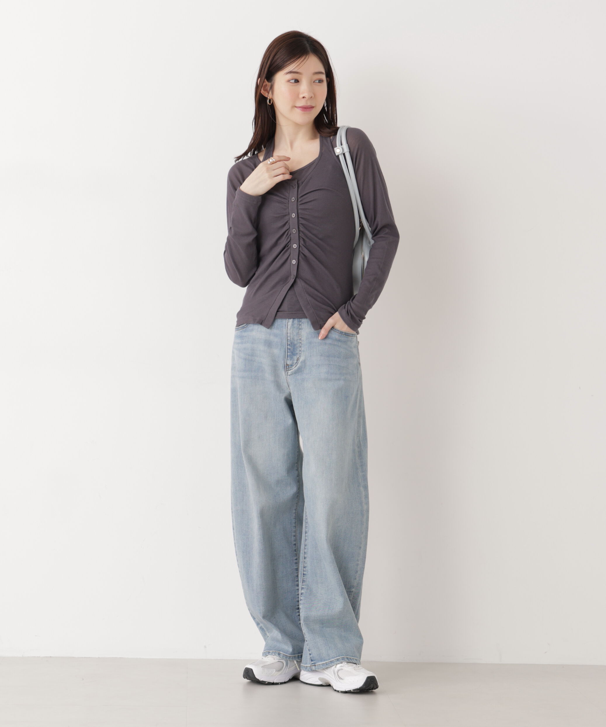 PROPORTION BODY DRESSING「〈a/mie〉カーブデニムパンツ　26SS」|その他|