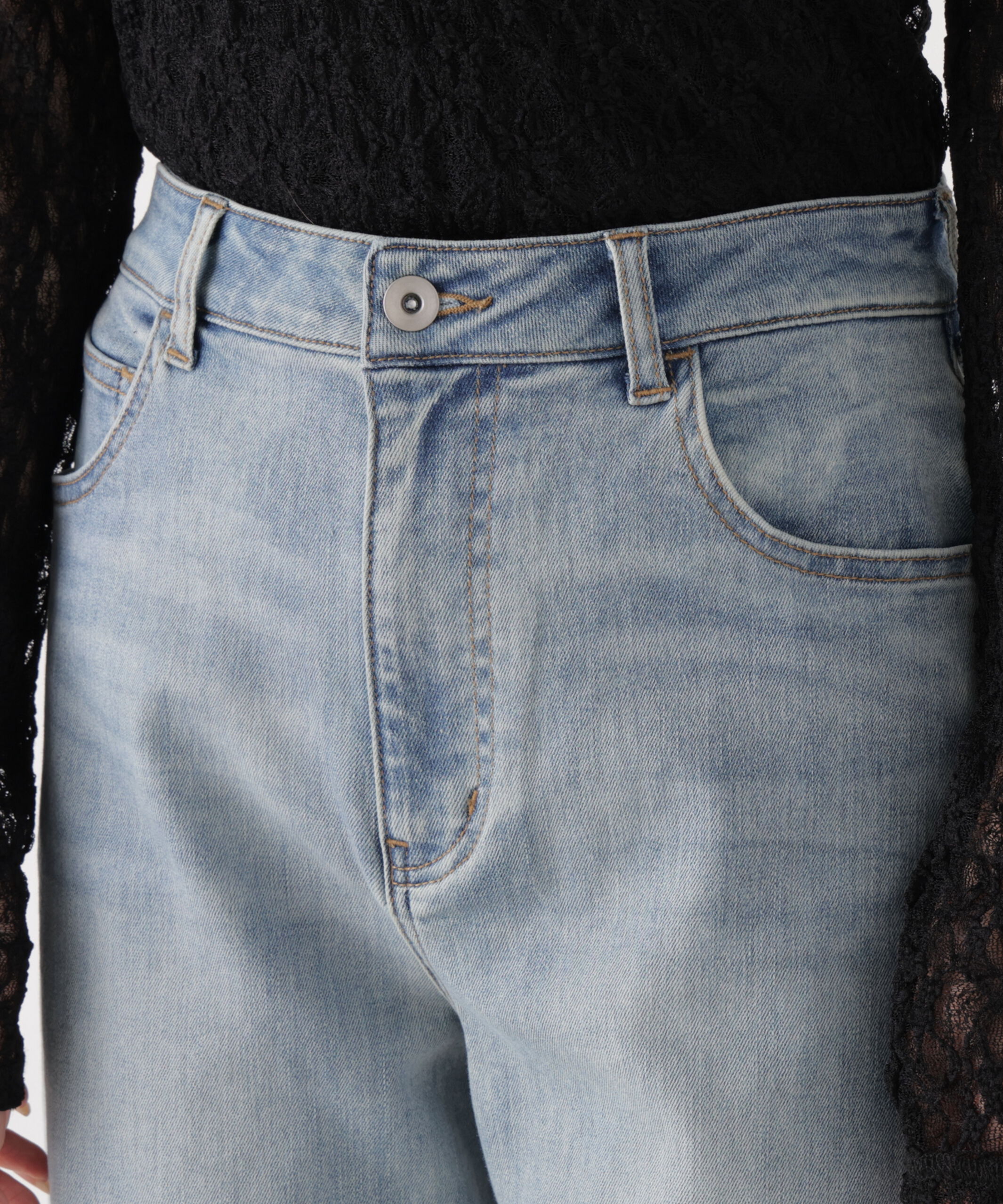 PROPORTION BODY DRESSING「〈a/mie〉カーブデニムパンツ　26SS」|その他|