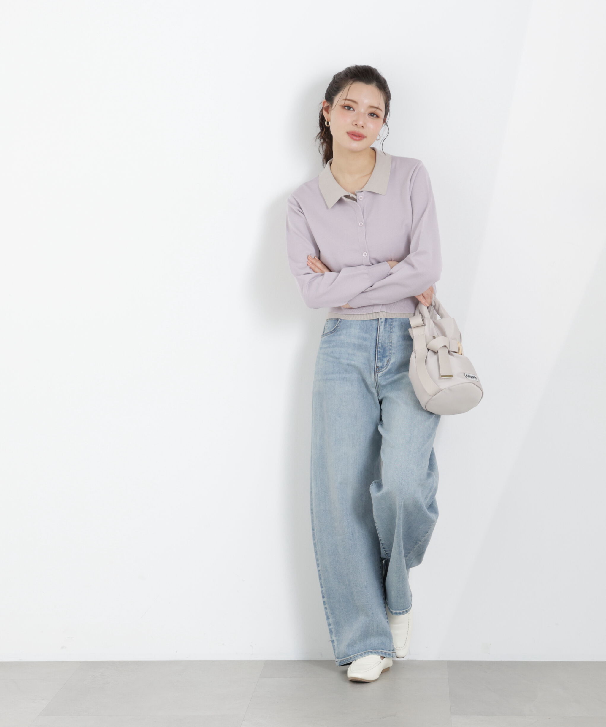 PROPORTION BODY DRESSING「〈a/mie〉カーブデニムパンツ　26SS」|その他|