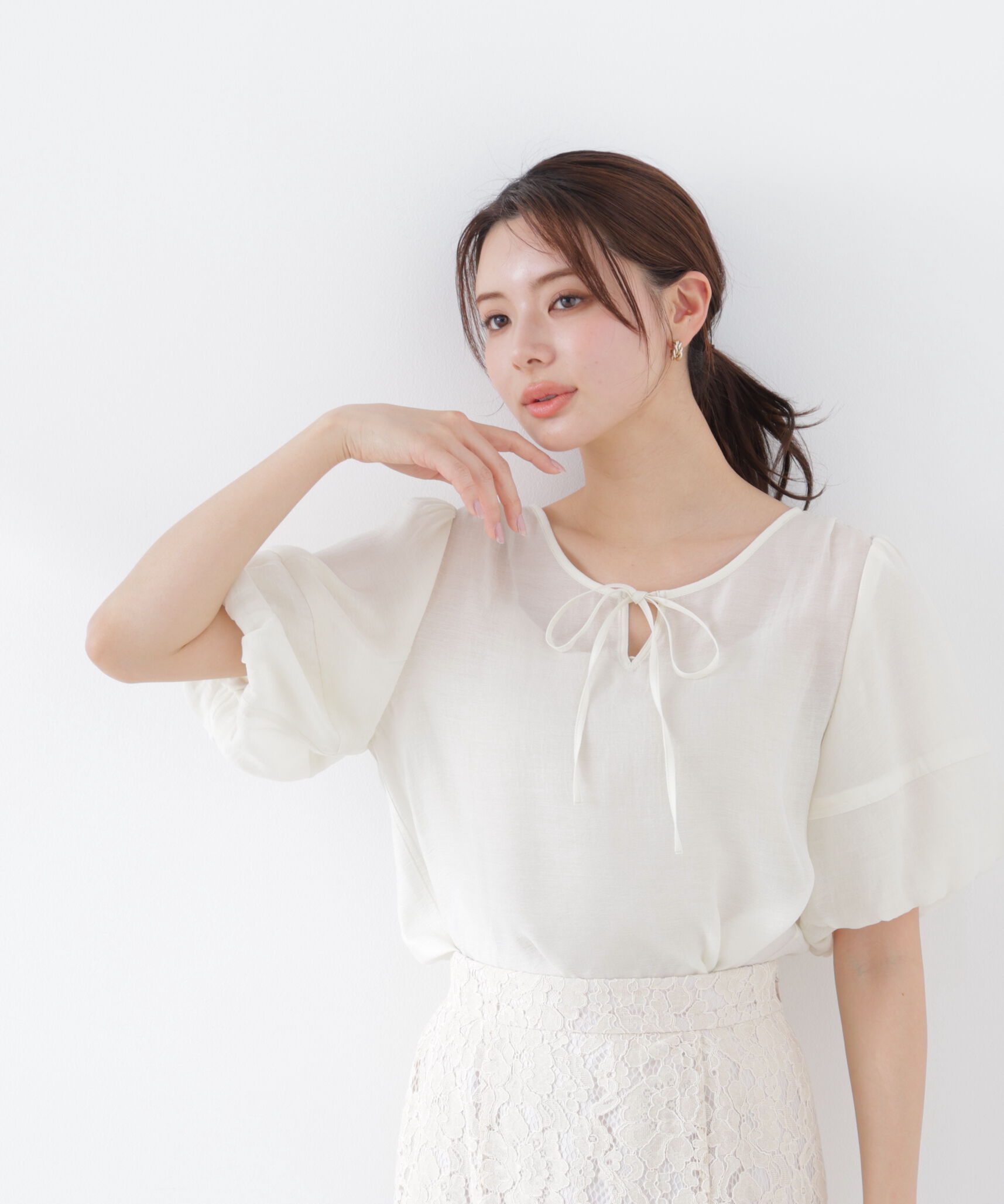 PROPORTION BODY DRESSING「ボリュームスリーブブラウス　26SS」|シャツ・ブラウス|