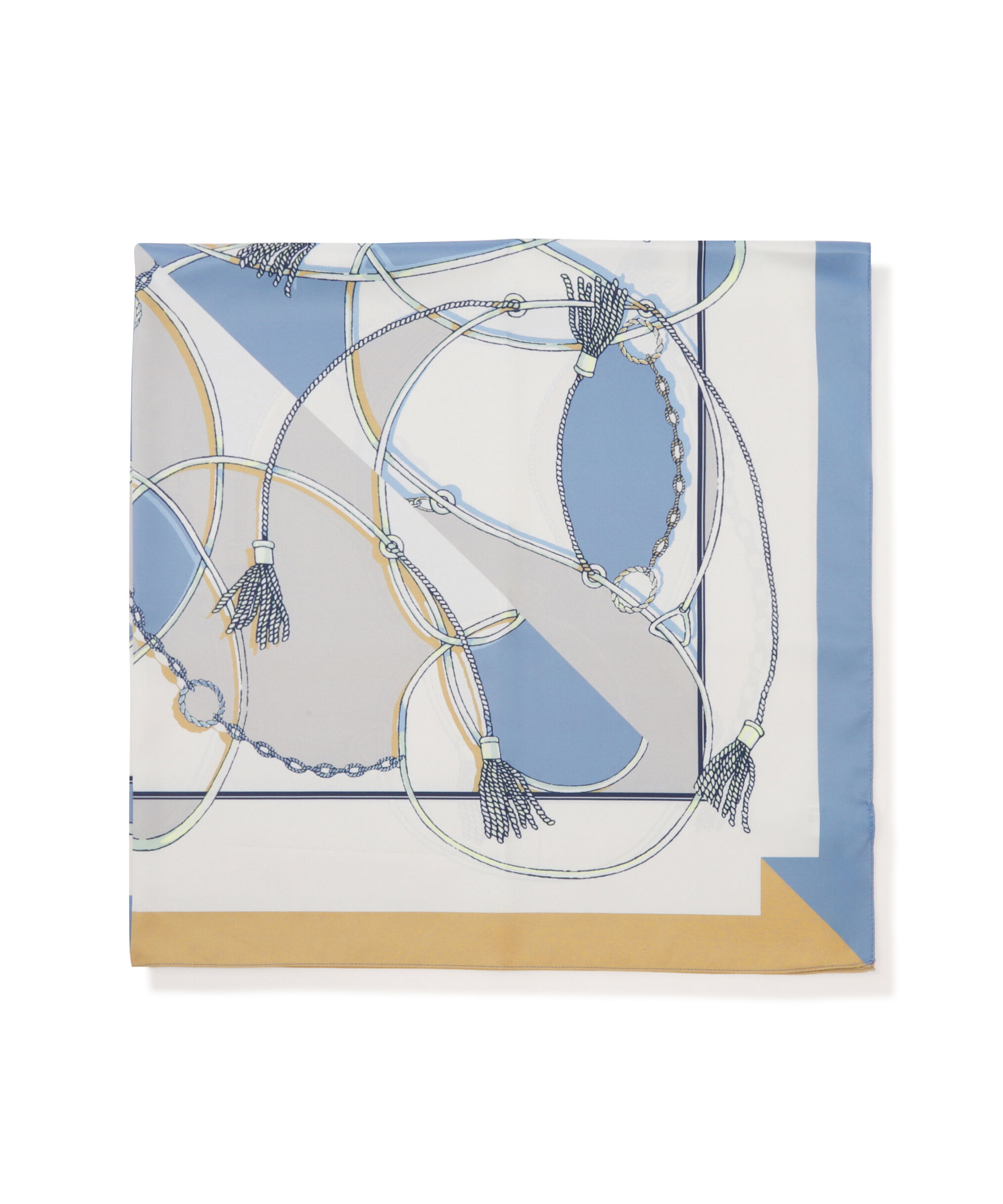 PROPORTION BODY DRESSING「チェーンループ柄スカーフ」|その他|ブルー