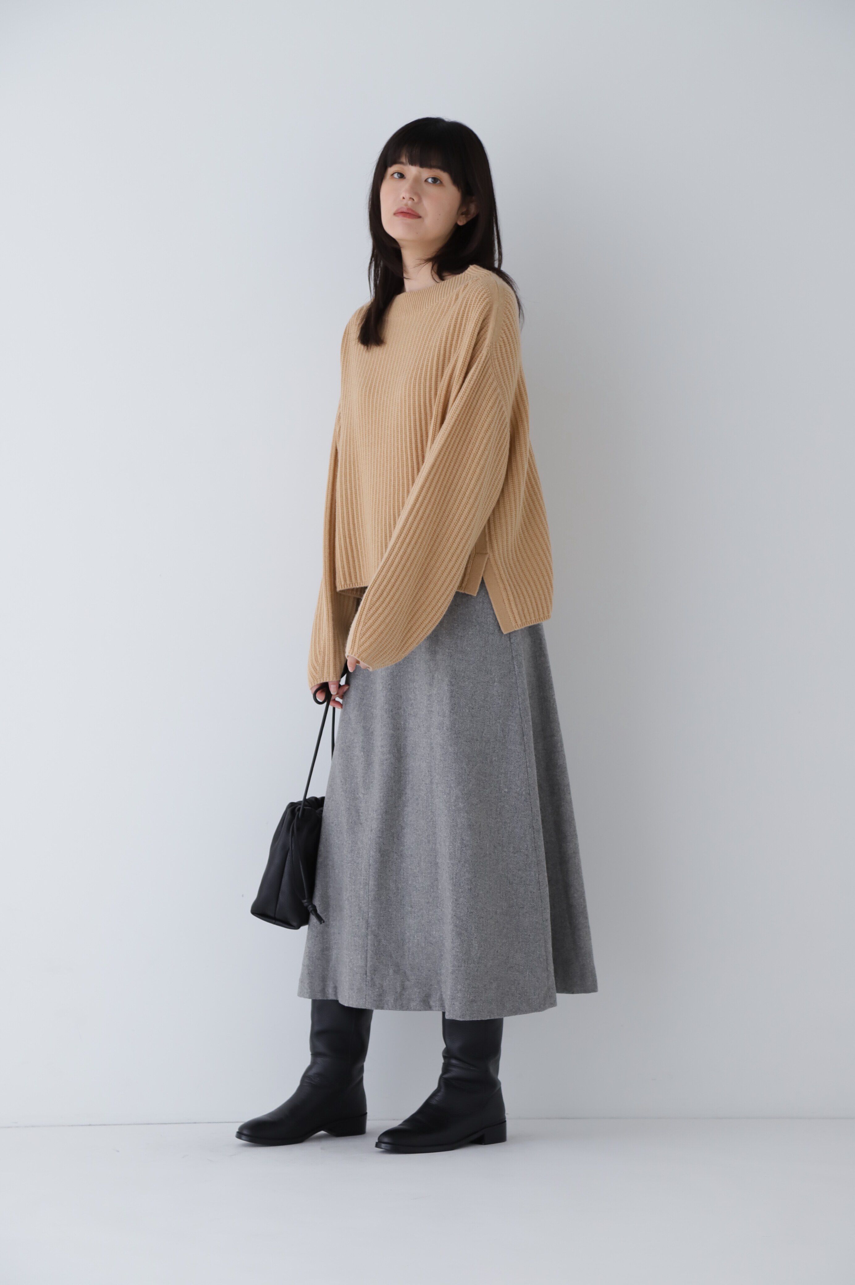  「◆ミドルゲージ地柄ニット」|ニット・セーター|