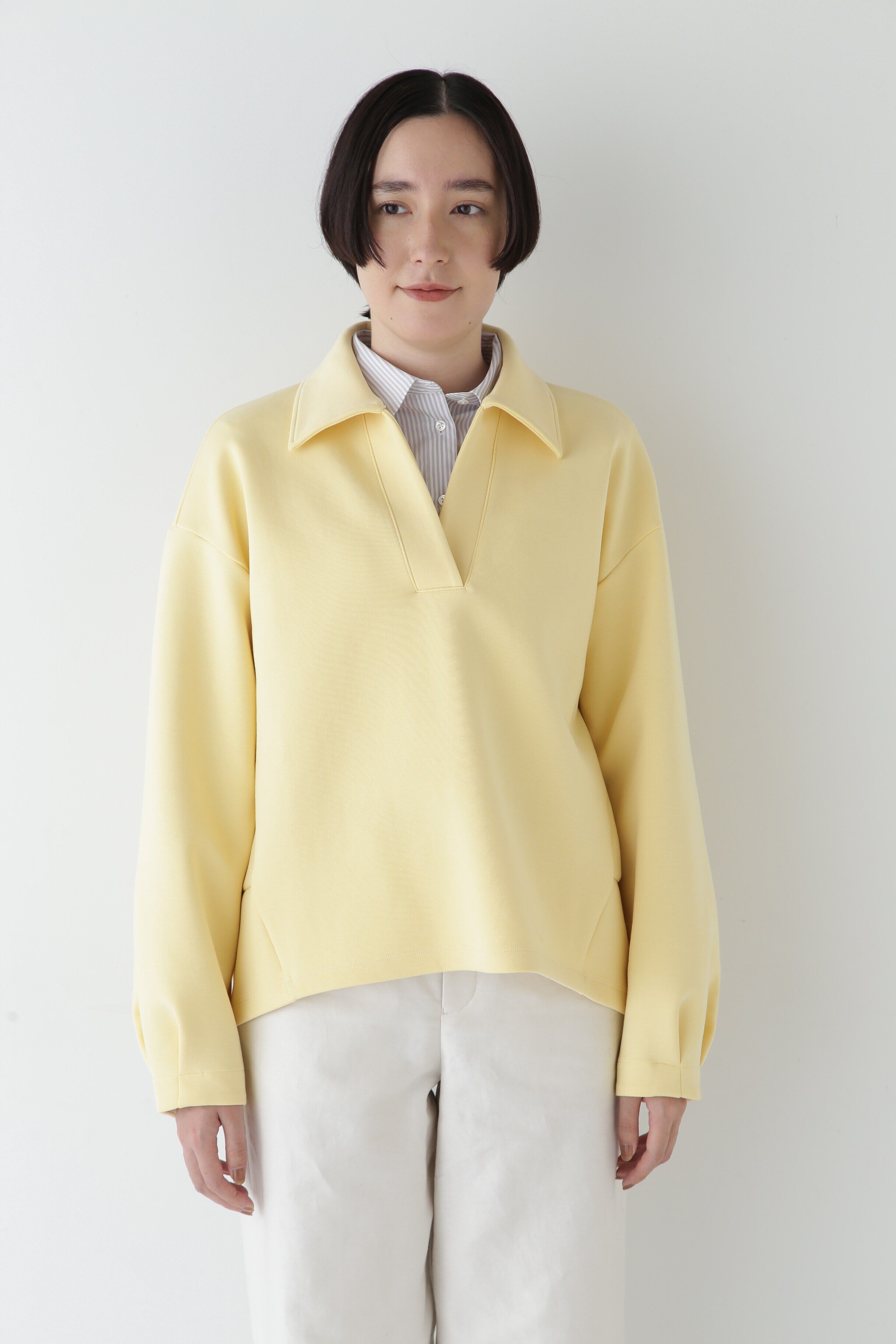  「◆ストレッチダンボールスキッパープルオーバー」|Tシャツ・カットソー|