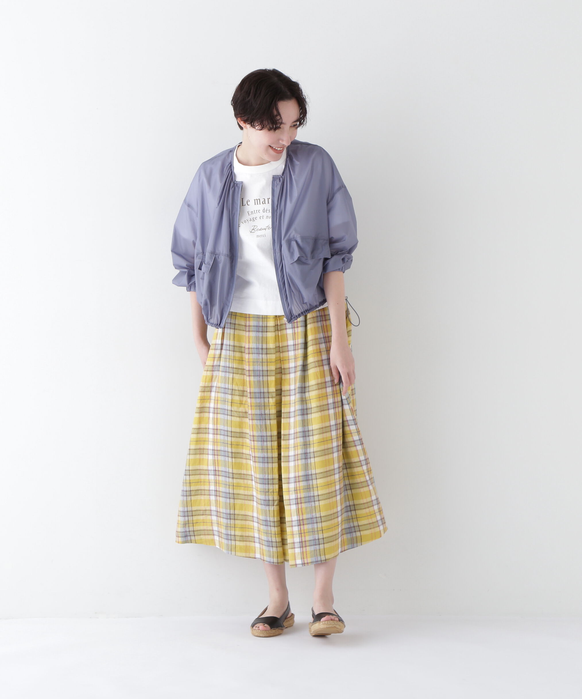  「◆オリジナルチェックボリュームスカート」|スカート|