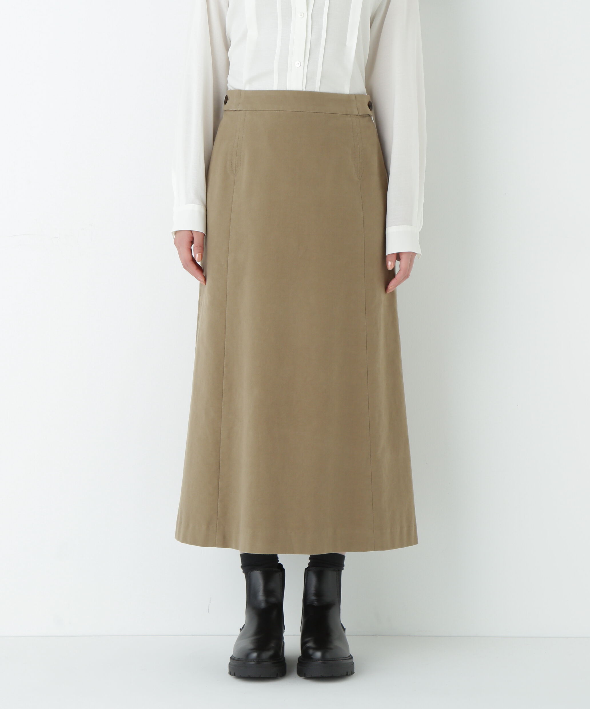  「◆ライトモールスキンＡラインスカート」|スカート|