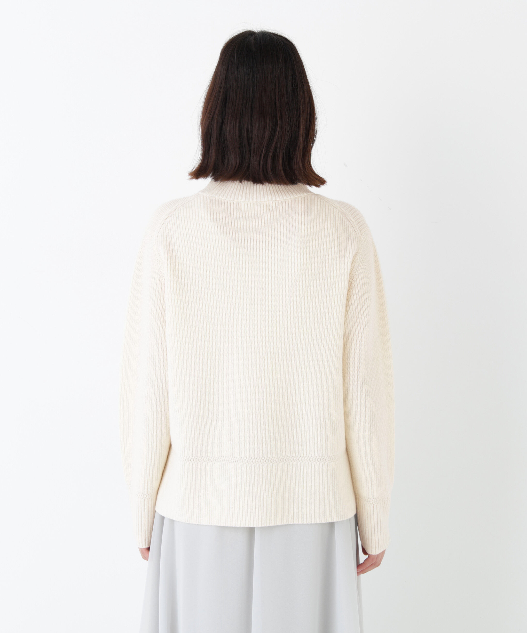  「◆ウールハイネック片畦プルオーバー」|ニット・セーター|