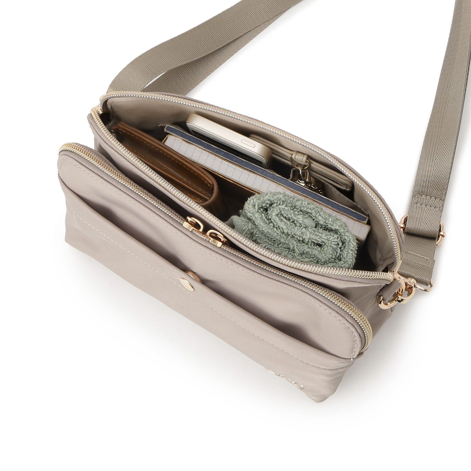 SHOO･LA･RUE「【Lee別注／撥水】2層ショルダーバッグ」|ショルダー・メッセンジャー|