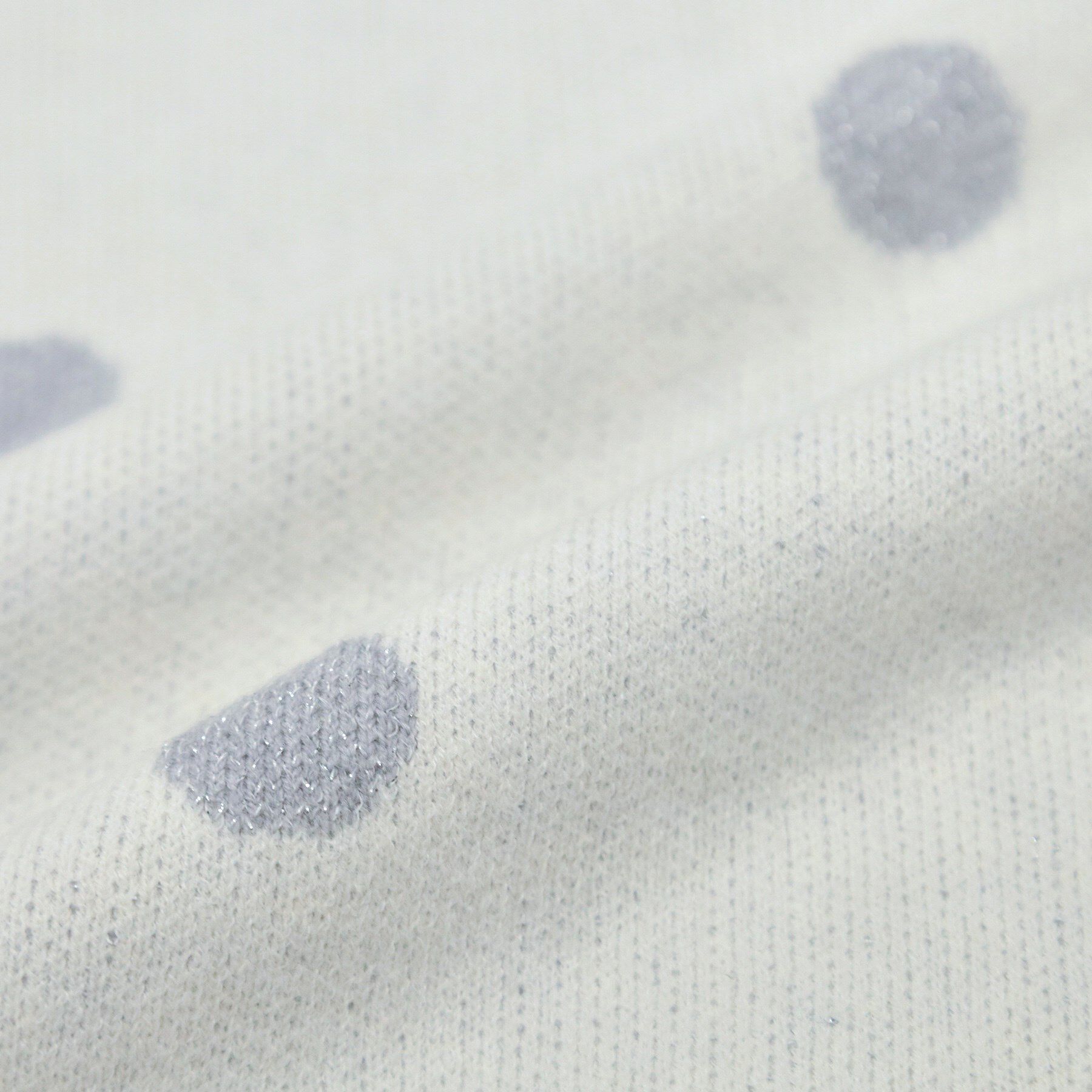 SHOO･LA･RUE「【S-LL/洗濯機可】体型カバーができる 大人のドット柄ニット」|ニット・セーター|