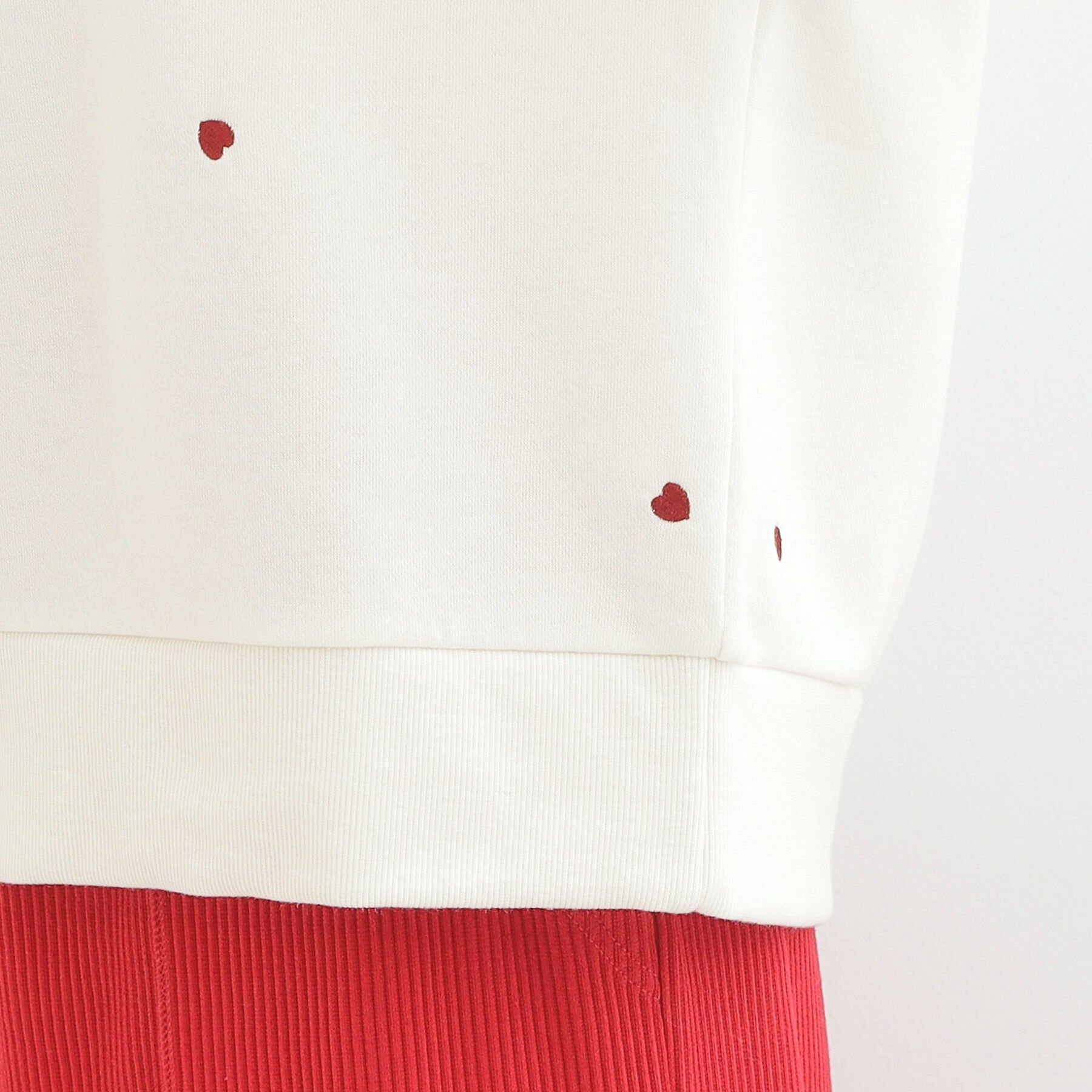 SHOO･LA･RUE「【洗濯機可】小さめ刺繍で大人見え アソート裏起毛スウェット」|パーカー|