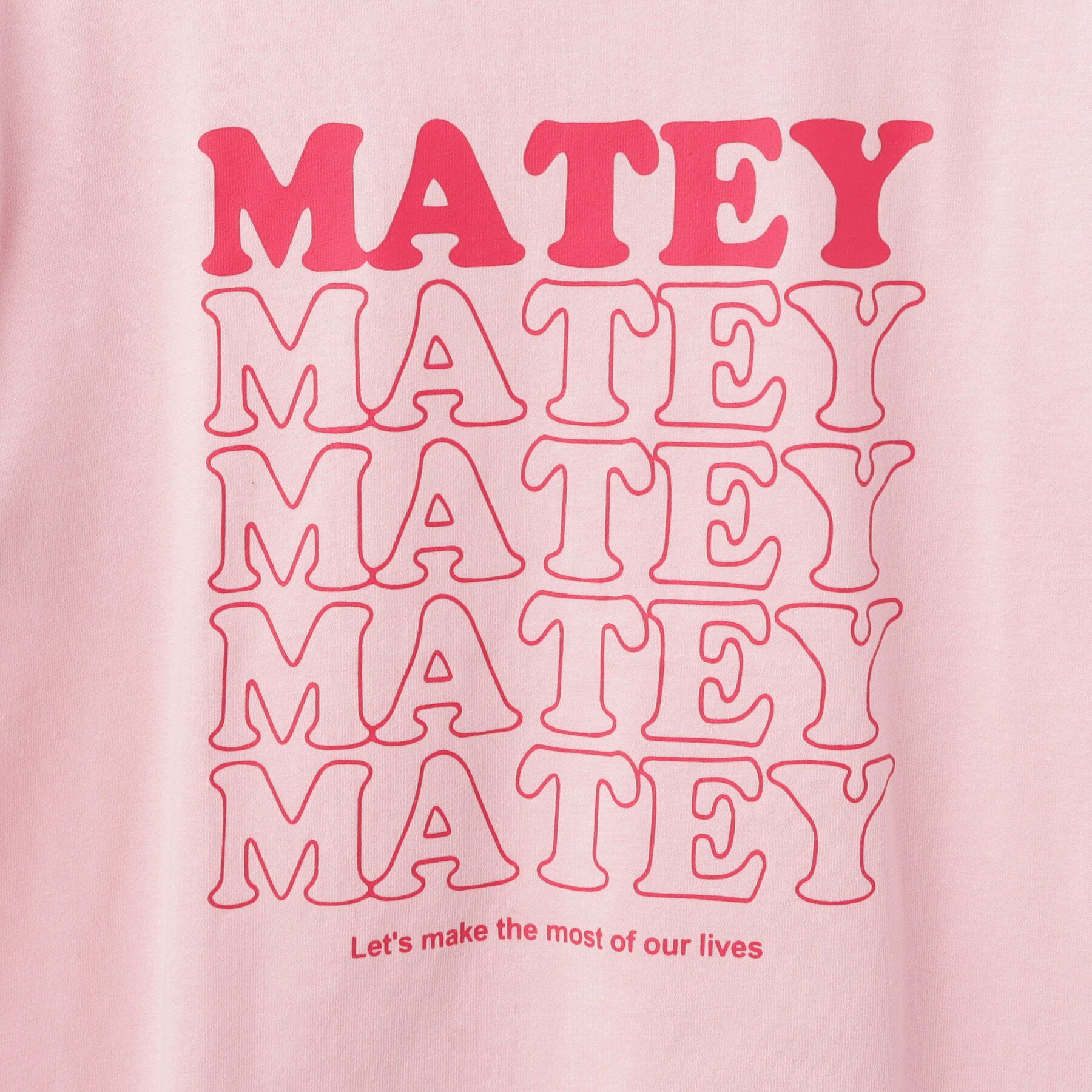 SHOO･LA･RUE「【100-150cm】プリントロゴTシャツ」|Tシャツ・カットソー|