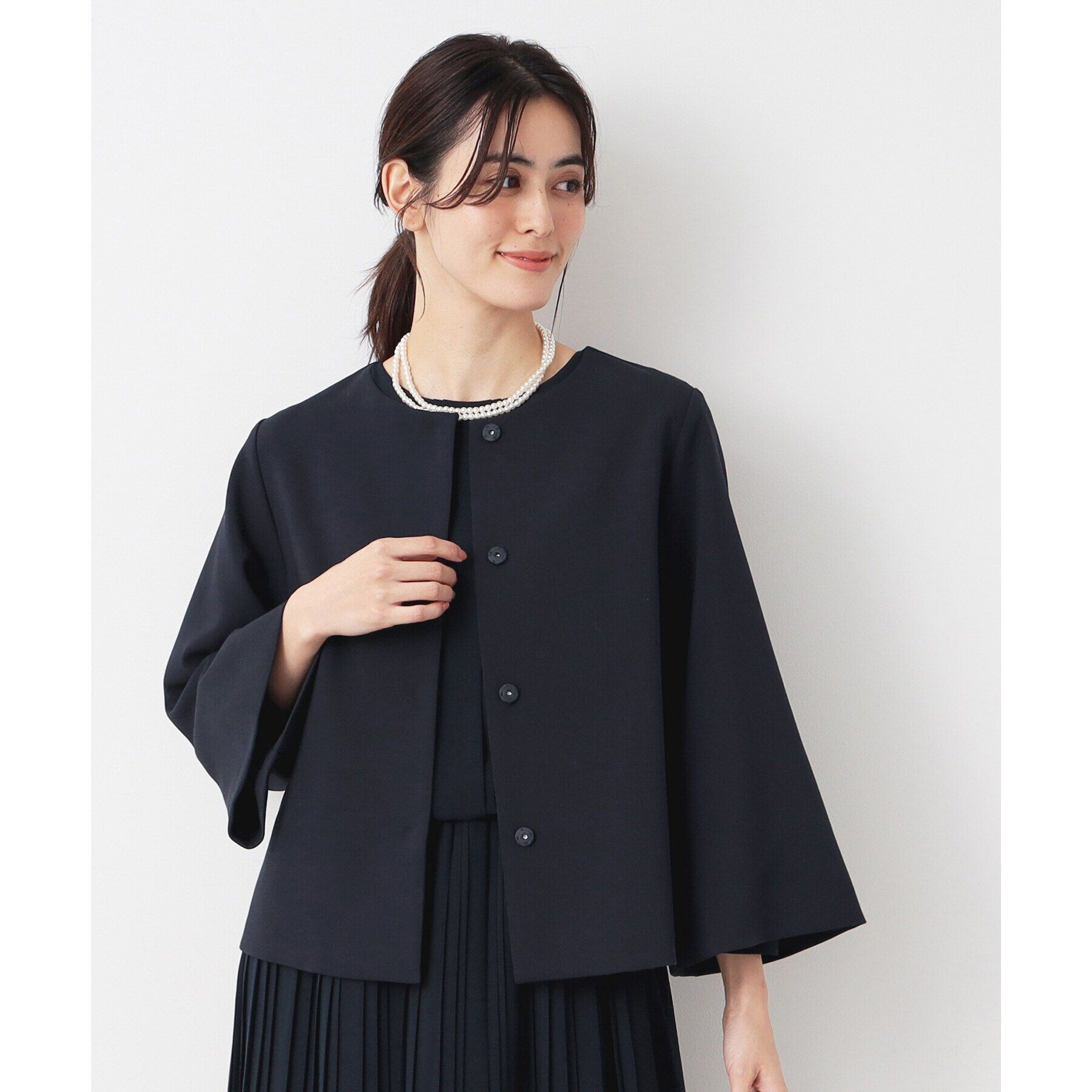 Dessin「【入卒/セレモニー/セットアップ可能/洗える】テントラインジャケット」|ノーカラージャケット|