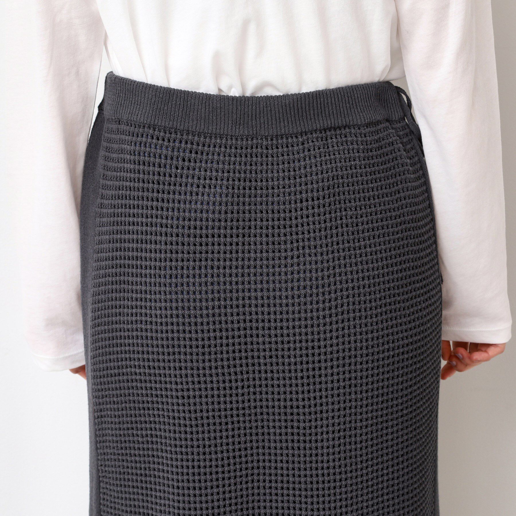 Dessin「【セットアップ可能・ウエストゴム】メッシュニットスカート」|スカート|