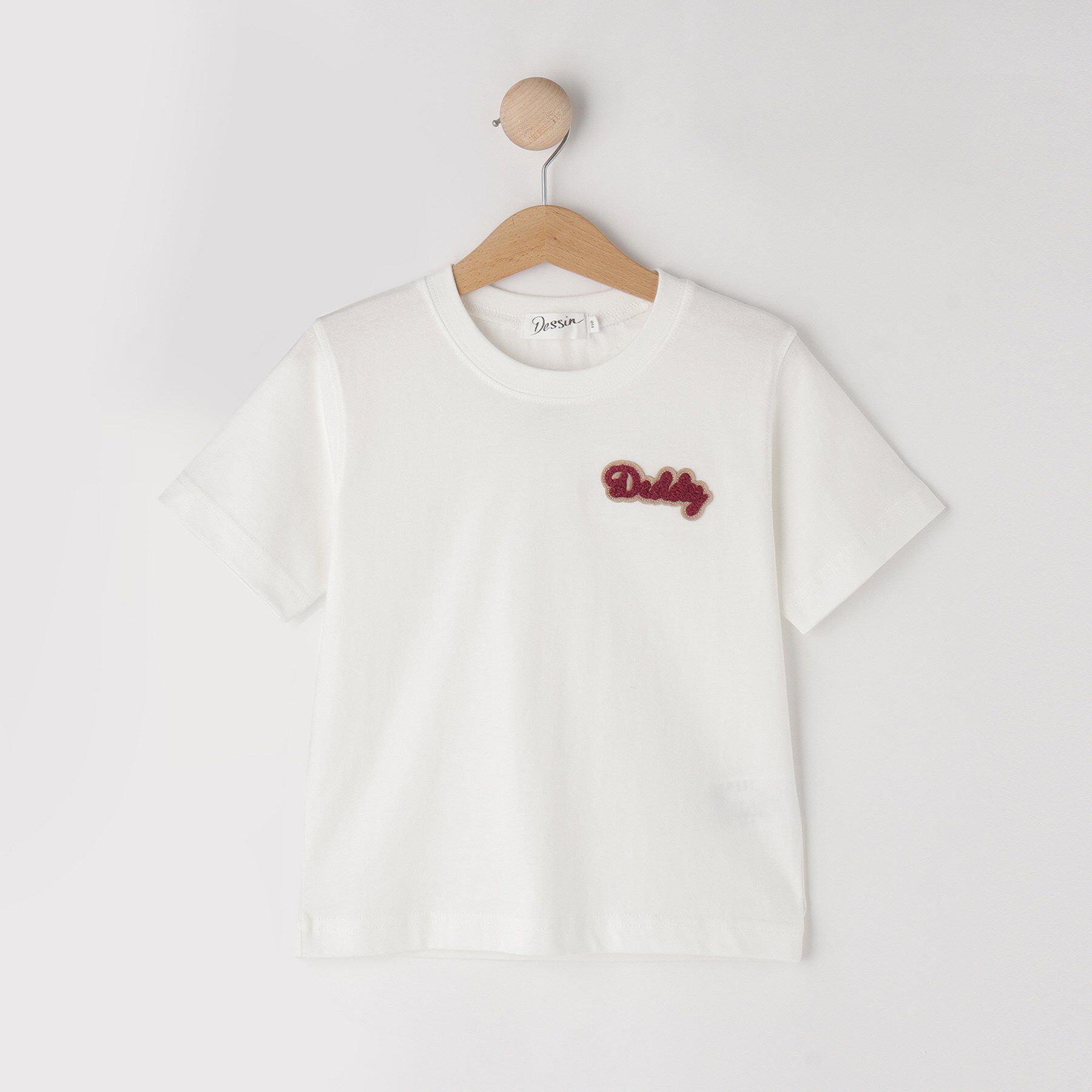 Dessin「【リンクコーデ】ベアポイントTシャツ」|Tシャツ・カットソー|ホワイト(001)