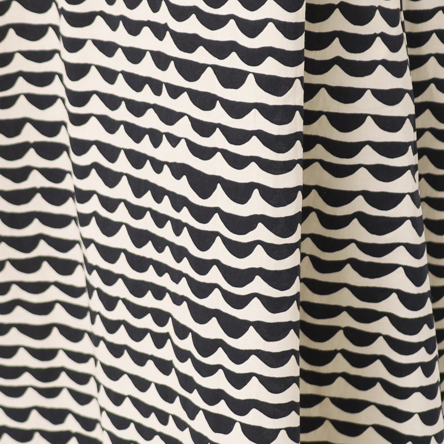 Dessin「【洗える】ウエーブプリントコットンワンピース」|ワンピース|