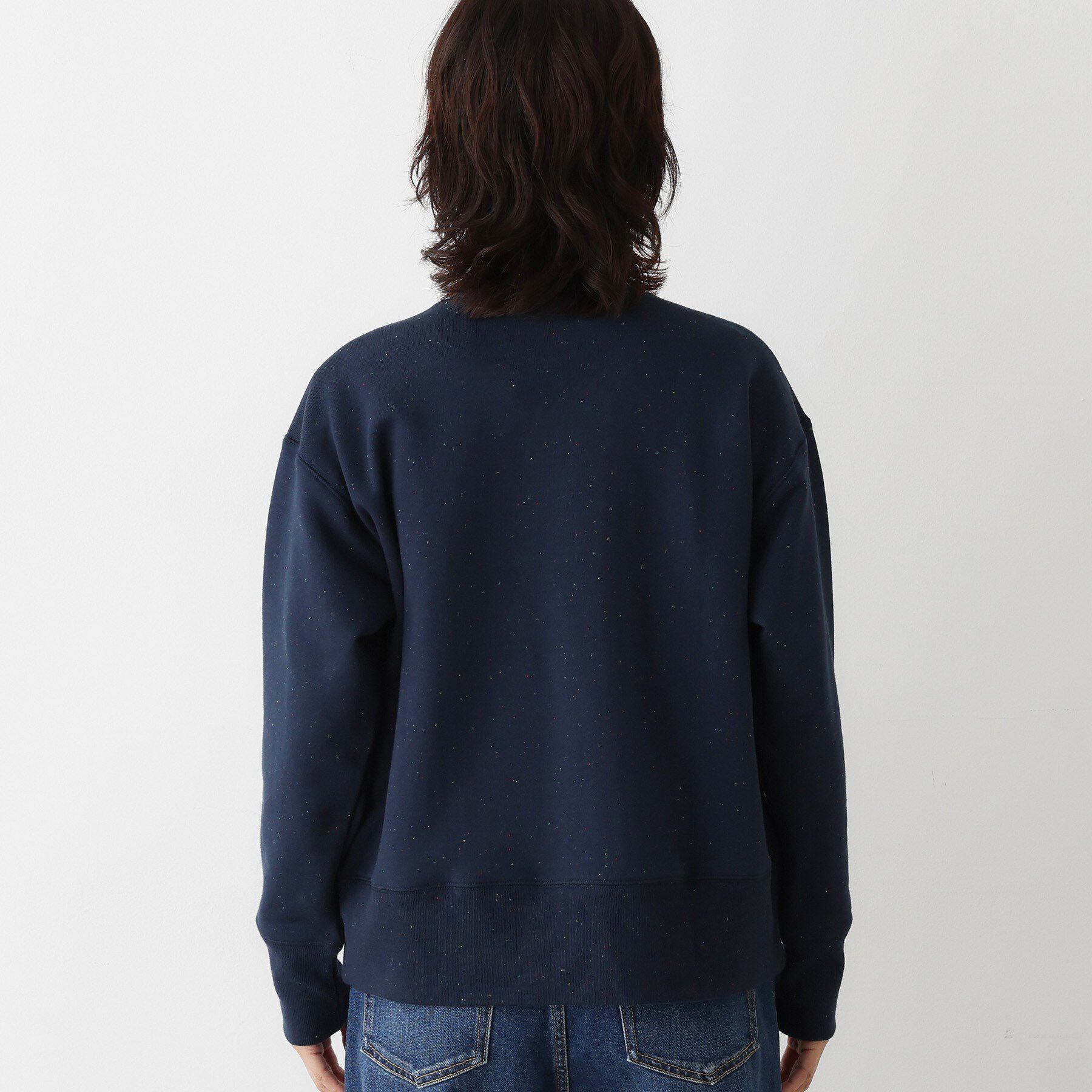 Dessin「【ユニセックス/洗える】ネップ裏毛スウェットトレーナー」|パーカー|