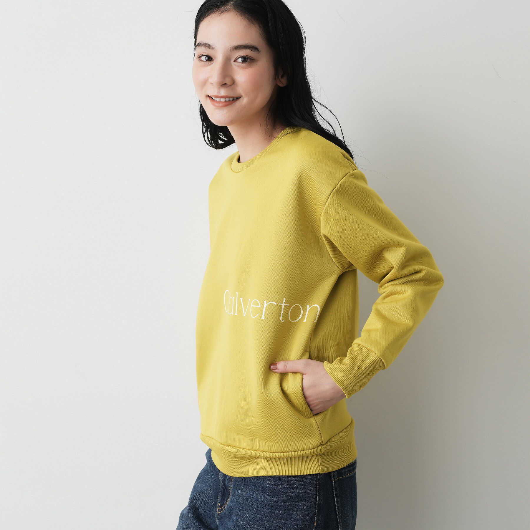 Dessin「【洗える】裏起毛ロゴスウェット」|パーカー|