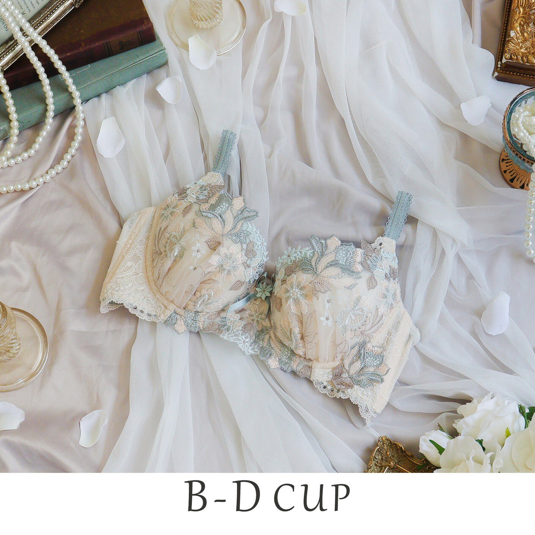 Risa Magli「アデラ ブラジャー」|インナー|ミント(021)