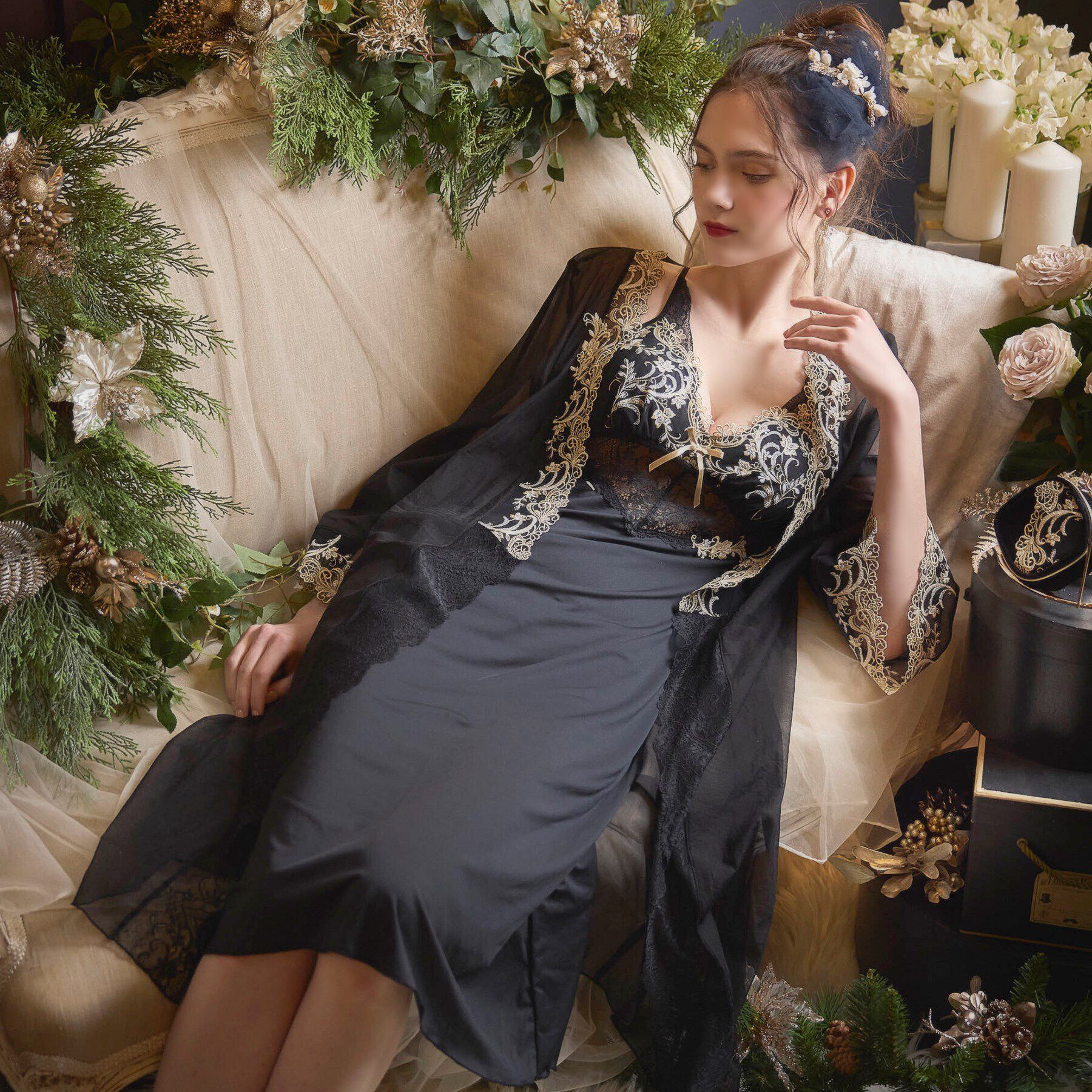 Risa Magli「アンシェラ カーディガン」|インナー|