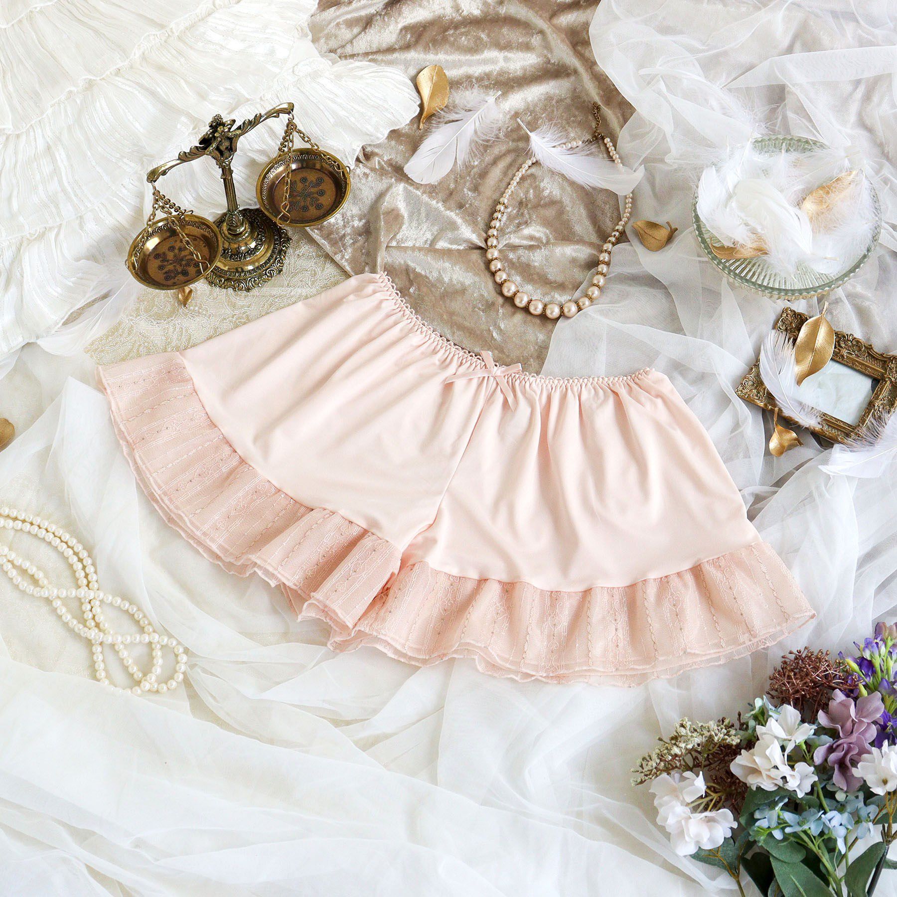 Risa Magli「ターシャ タップパンツ」|インナー|ピンク(071)