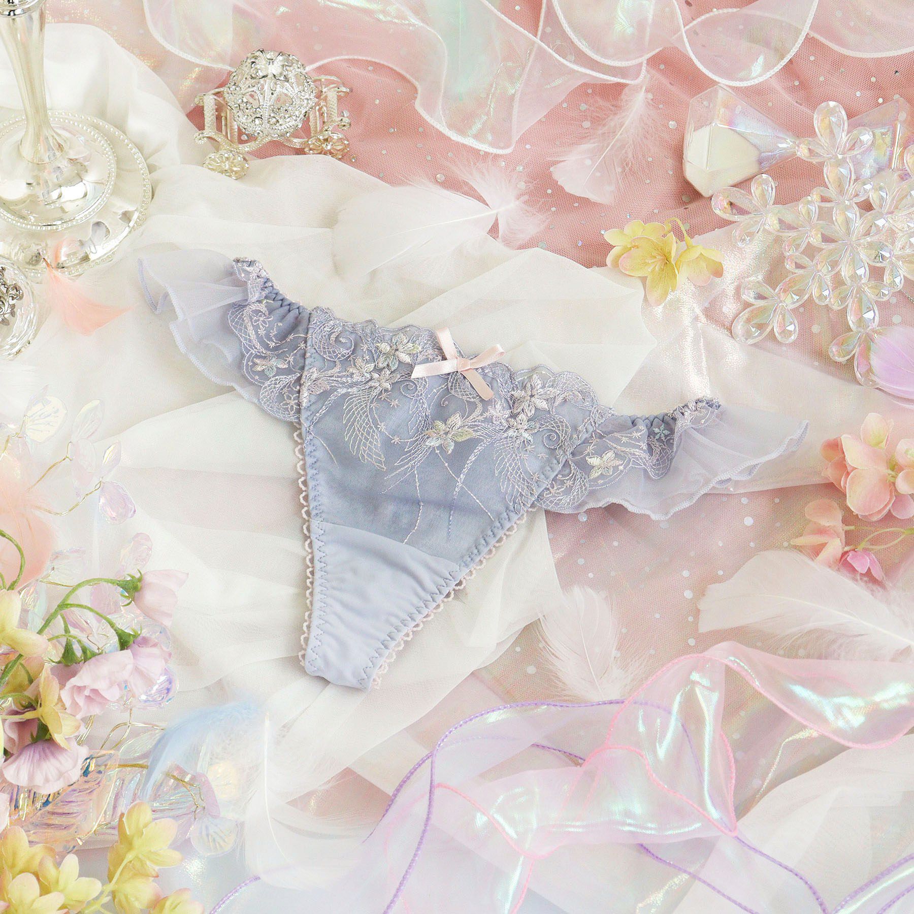 Risa Magli「コリンナ Tバック」|インナー|パープル(083)