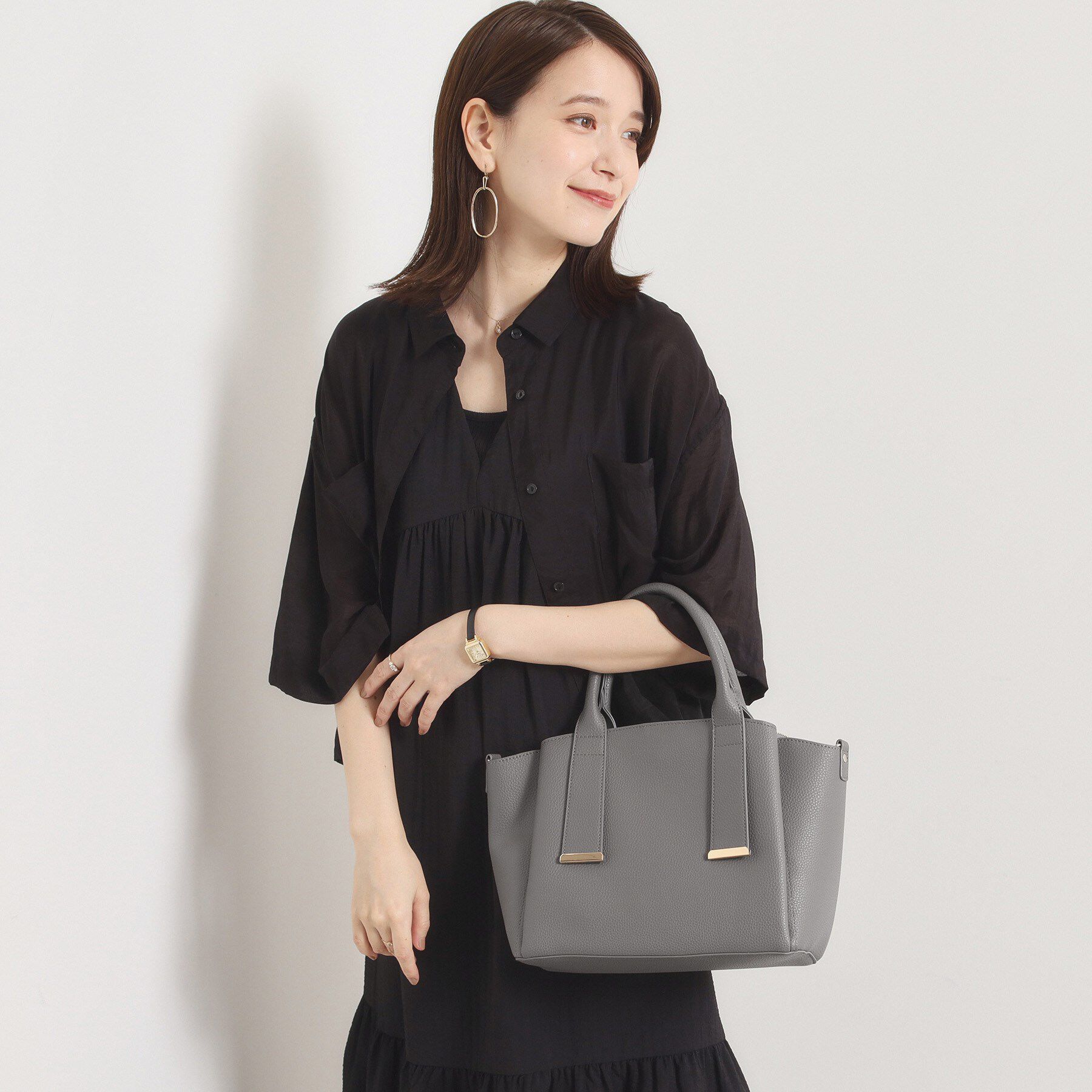 ITS&rsquo;DEMO「＜かるバッグ＞2WAYトート」|ハンドバッグ|