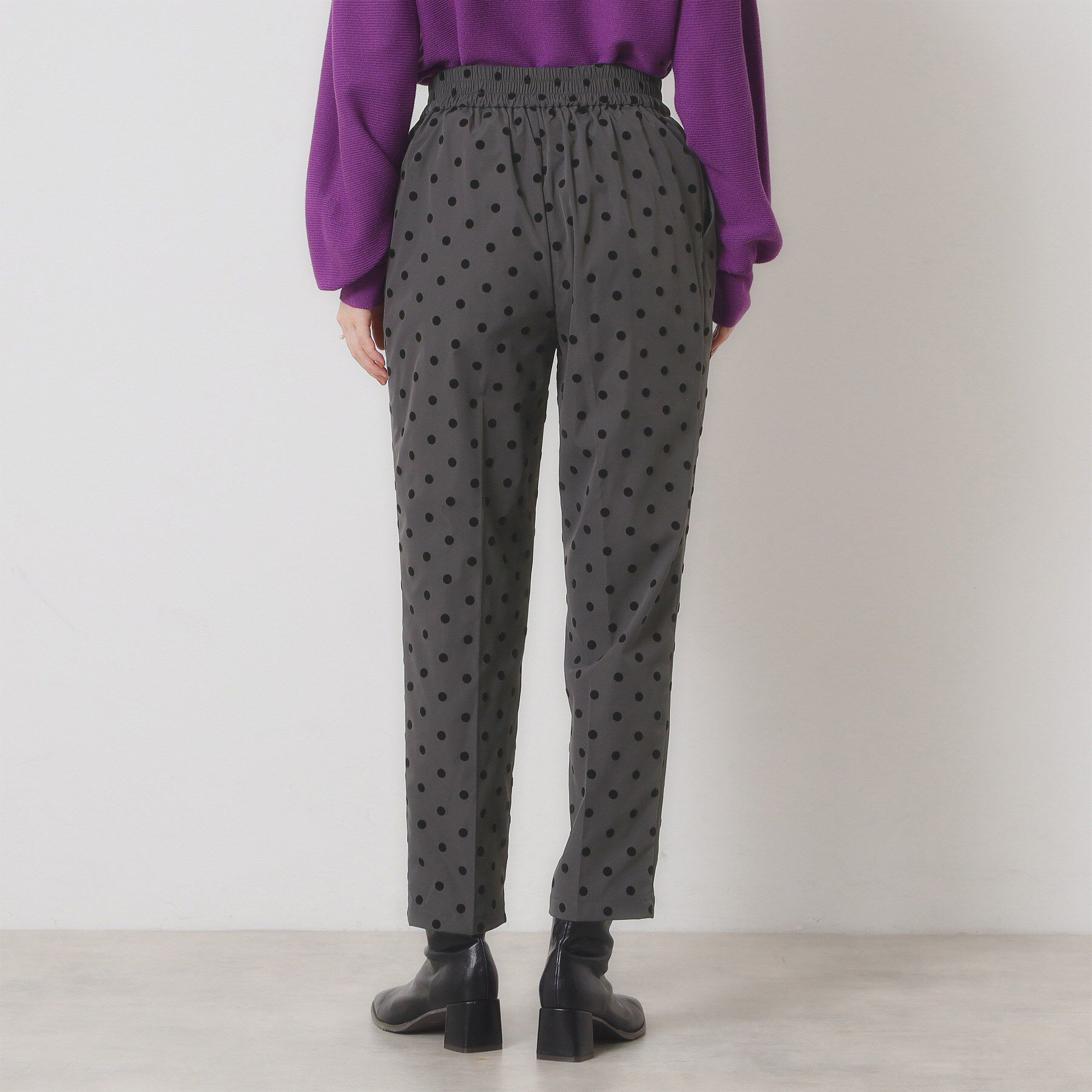 ITS&rsquo;DEMO「【手洗い可／ウエストゴム】フロッキードットパンツ」|その他|