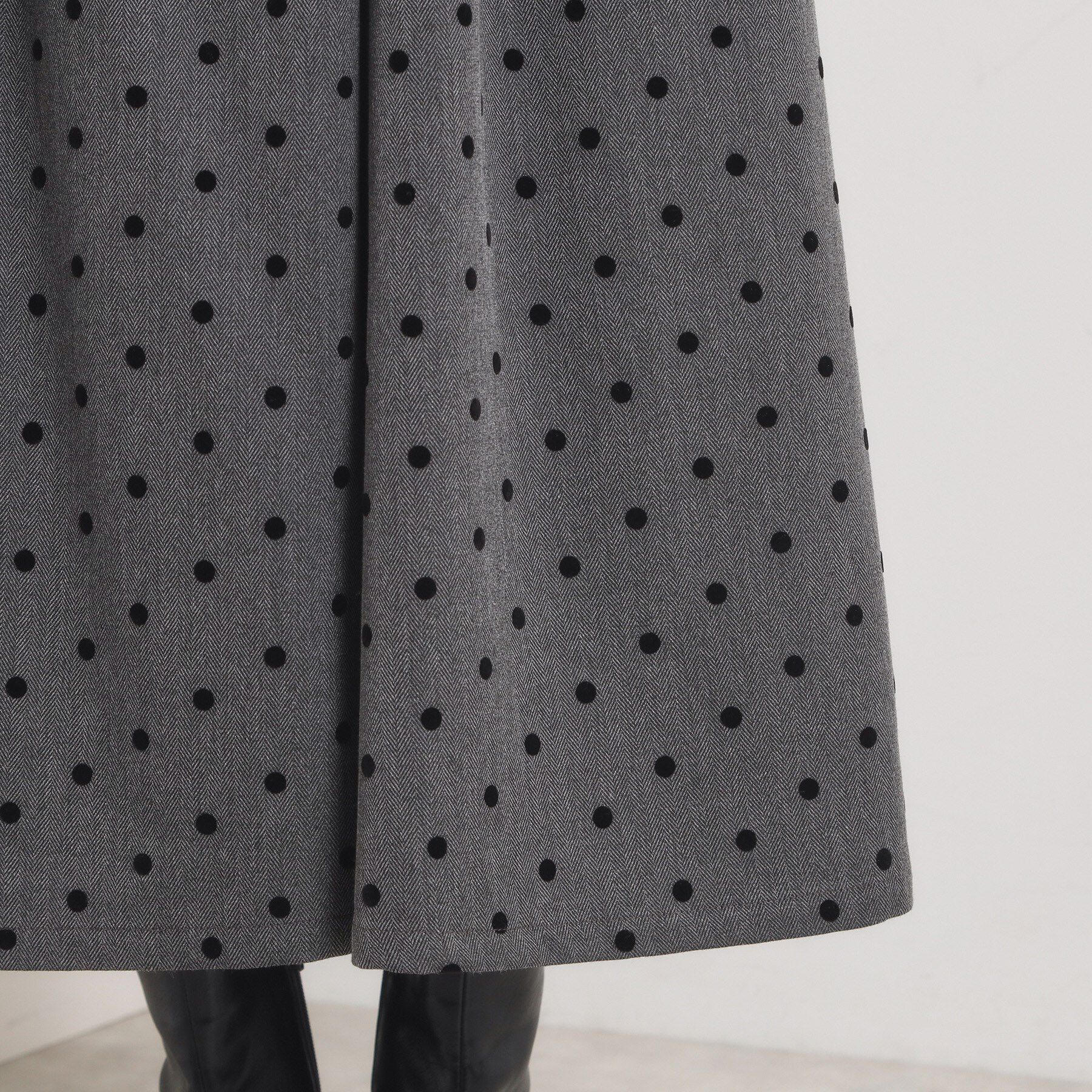 ITS&rsquo;DEMO「【手洗い可／ウエストゴム】ヘリンボーンスカンツ」|その他|