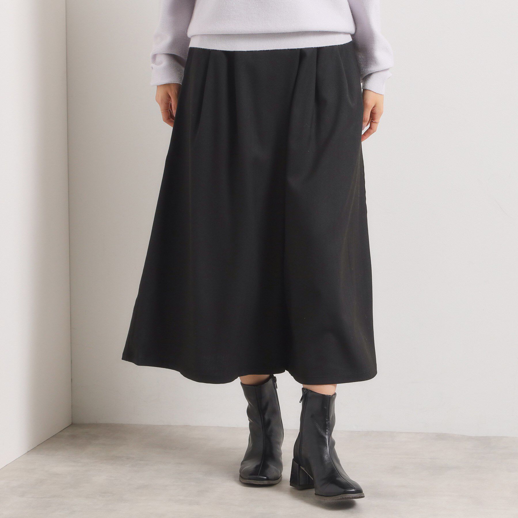 ITS&rsquo;DEMO「【手洗い可／ウエストゴム】ヘリンボーンスカンツ」|その他|