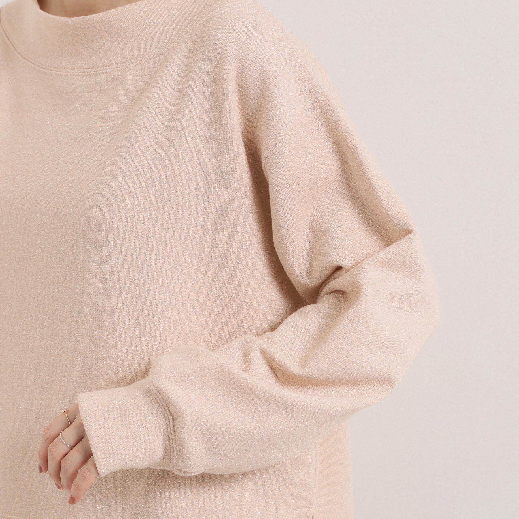 ITS&rsquo;DEMO「【洗濯機OK】ラメ裏毛プルオーバー」|Tシャツ・カットソー|