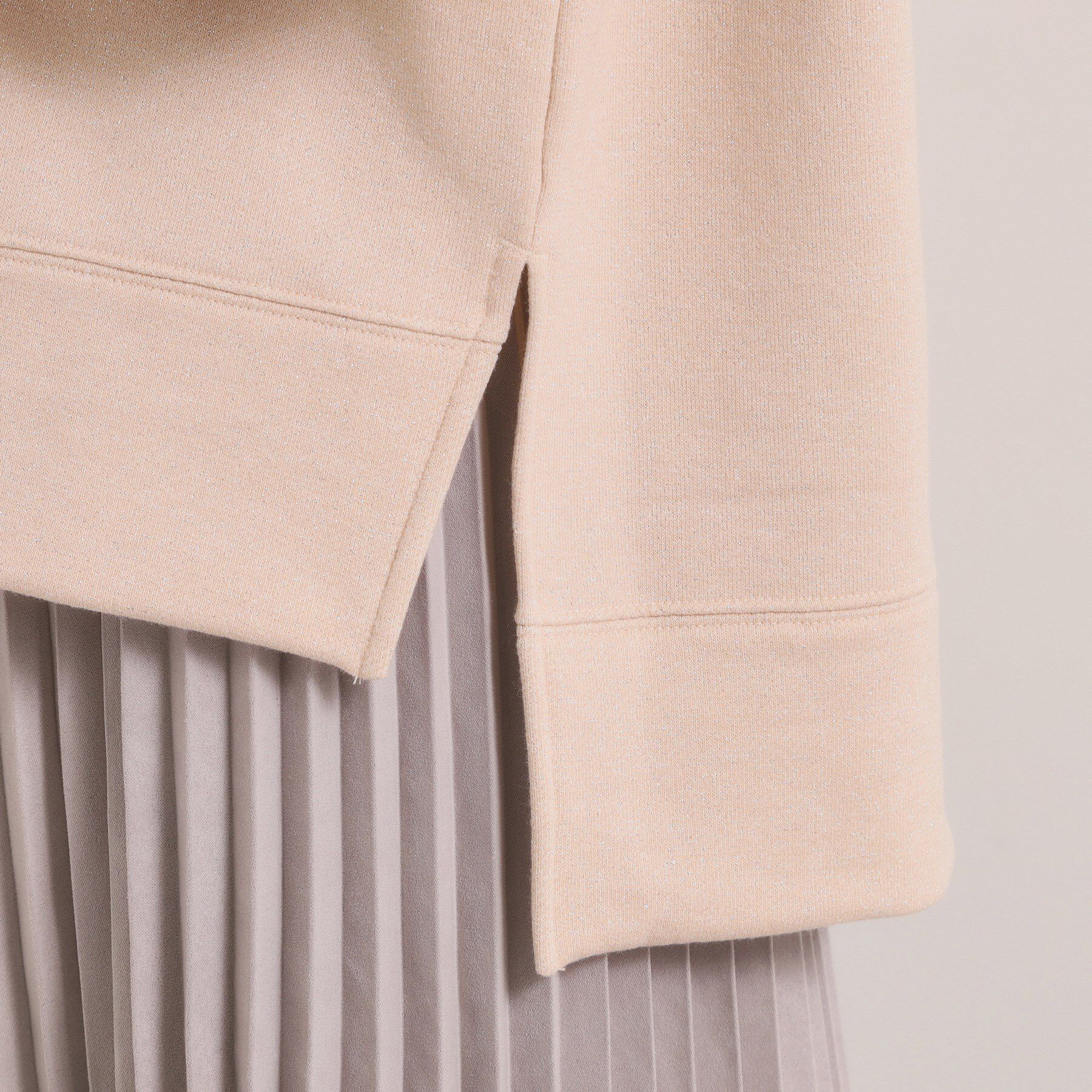 ITS&rsquo;DEMO「【洗濯機OK】ラメ裏毛プルオーバー」|Tシャツ・カットソー|