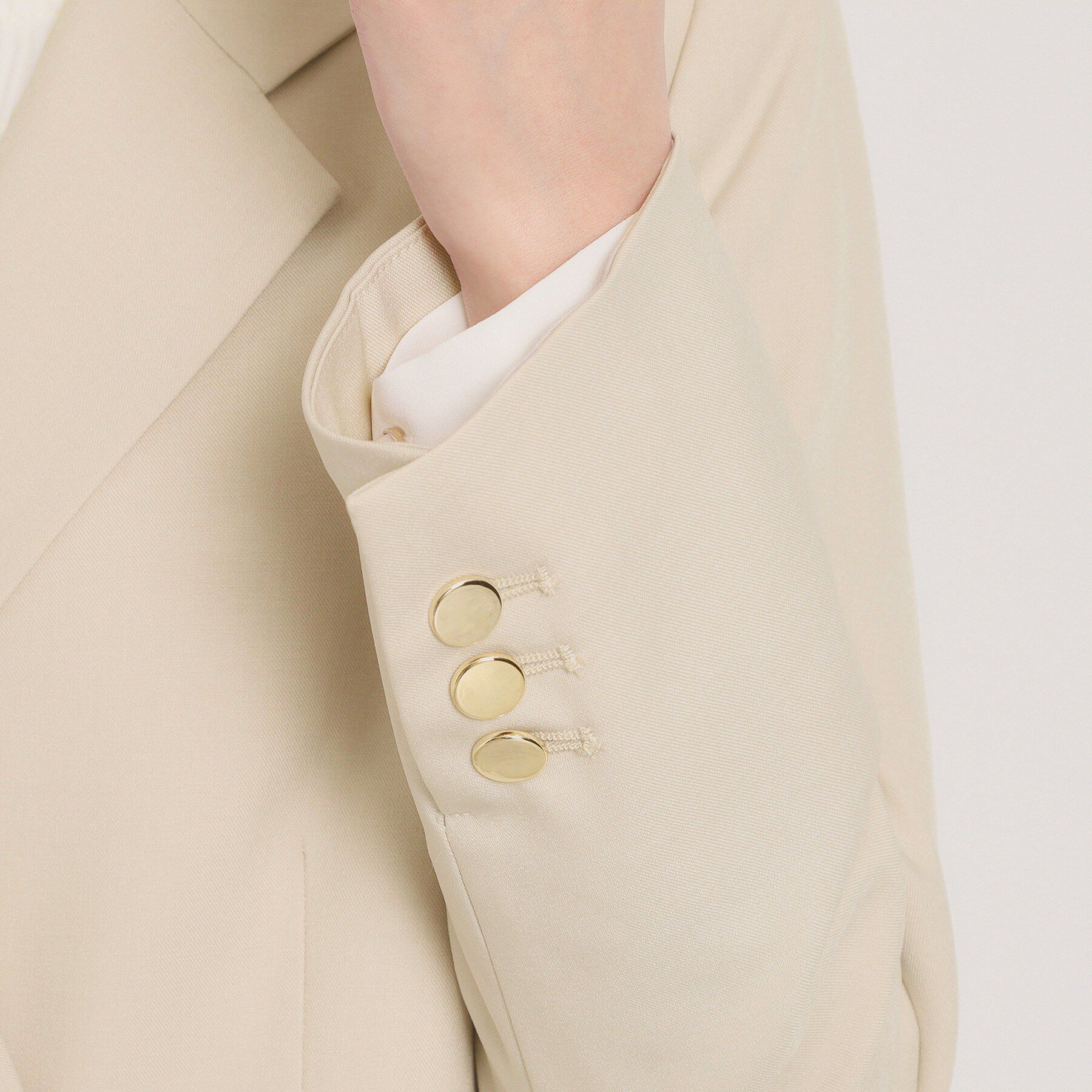 ITS&rsquo;DEMO「【入卒／洗濯機OK／イージーケア】ツイルストレッチダブルジャケット」|テーラードジャケット|