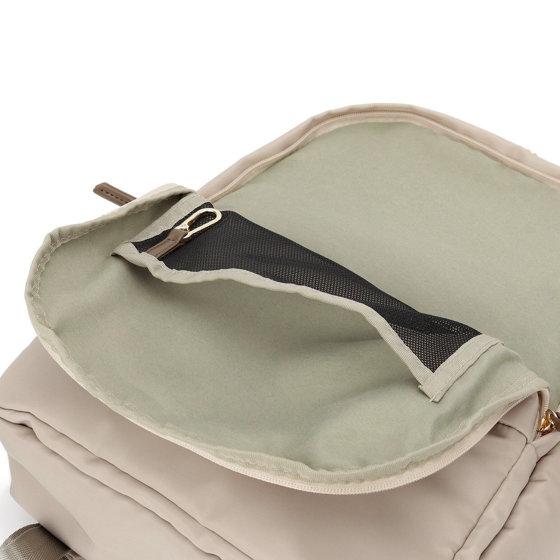 ITS&rsquo;DEMO「【収納アドバイザー監修】合皮コンビリュック」|リュック|