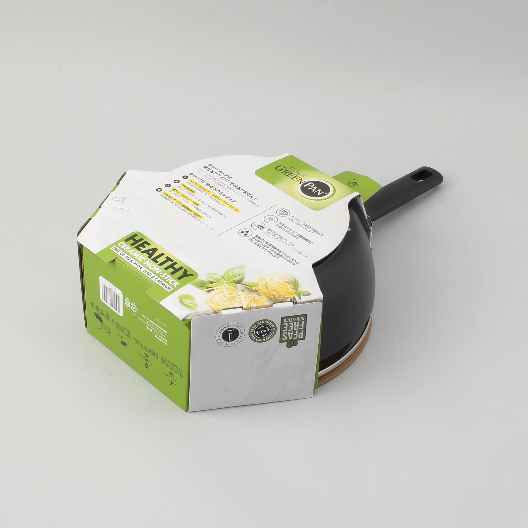 212 KITCHEN STORE「エッセンス フライパン 24cm 深型 ガラス蓋付き  ＜GreenPan  グリーンパン＞」|食器・キッチングッズ|