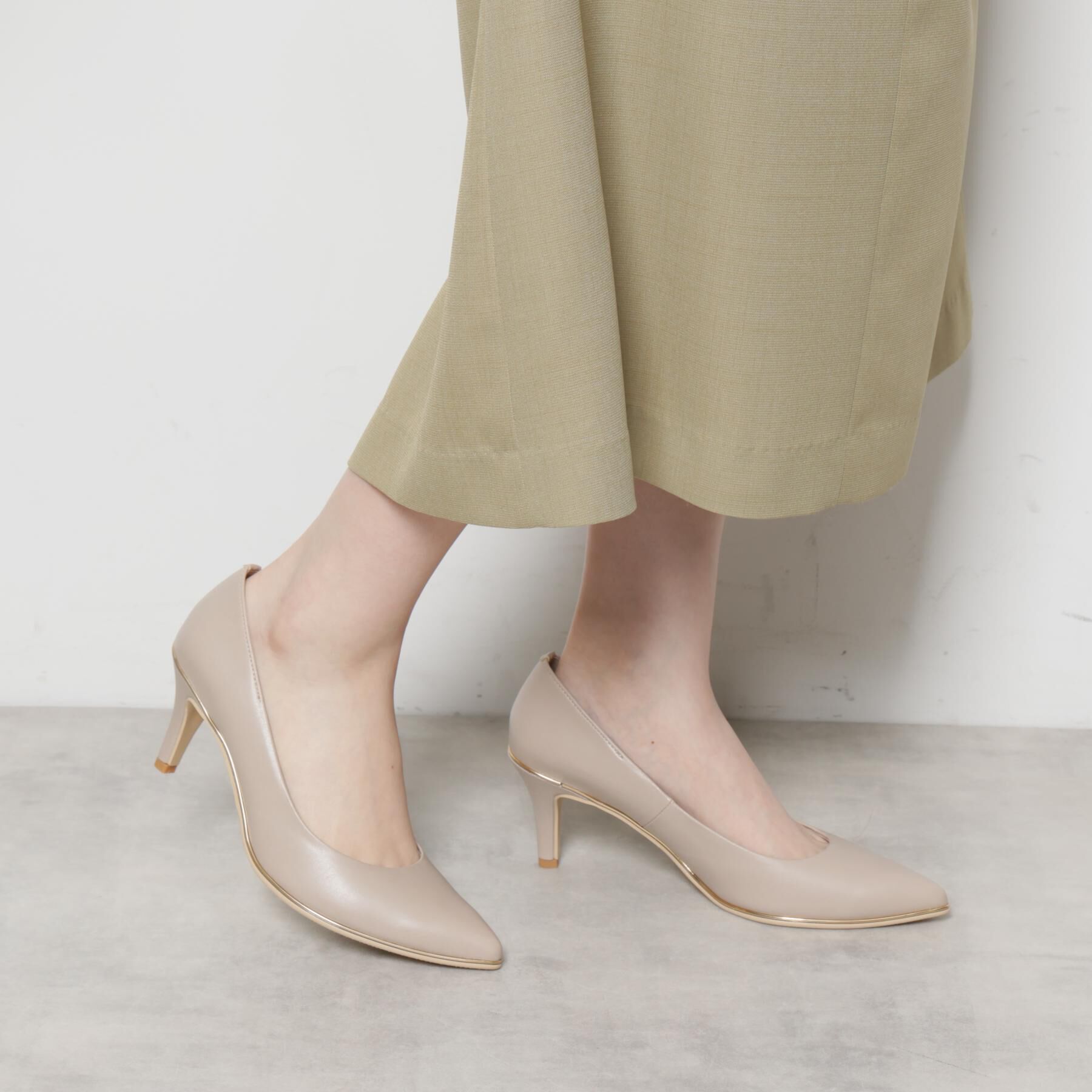 ESPERANZA「【12時間パンプス】約5.5㎝　歩きやすくて疲れにくい」|パンプス|ベージュ(052)