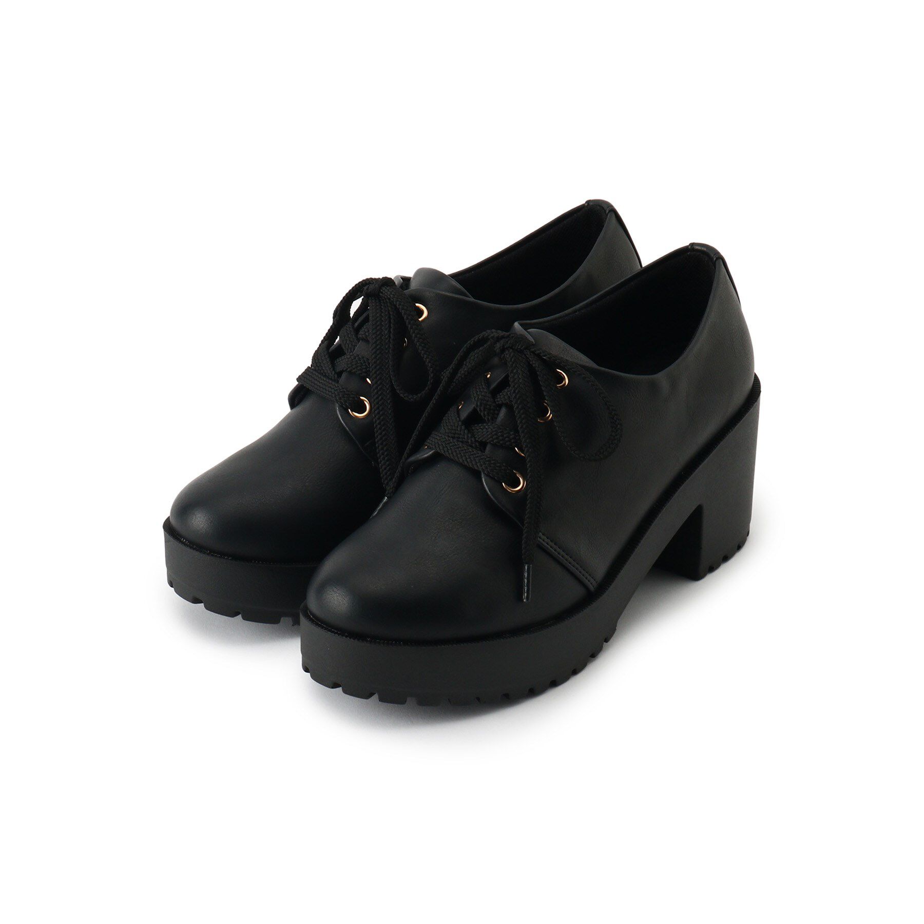 csT&P「厚底レースアップパンプス」|パンプス|