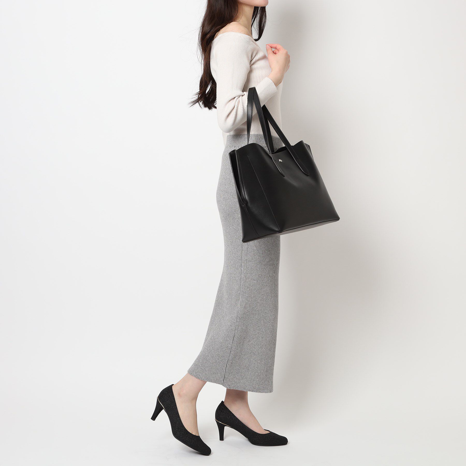 ESPERANZA「【12時間パンプス】約7.5㎝／アソート素材　歩きやすくて疲れにくい」|パンプス|