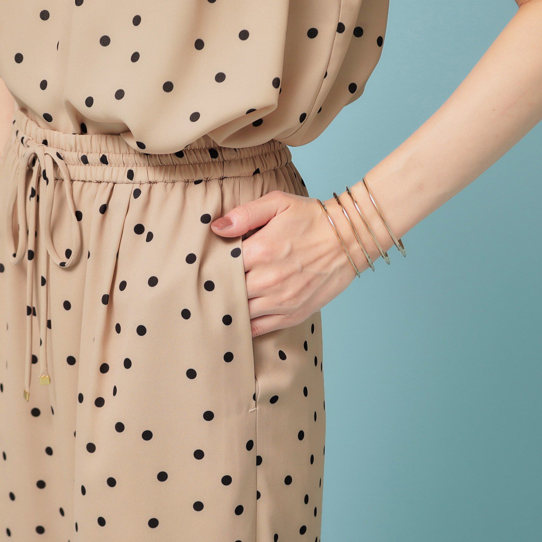 SunaUna「【リラクシー】ドット柄ワイドパンツ」|その他|