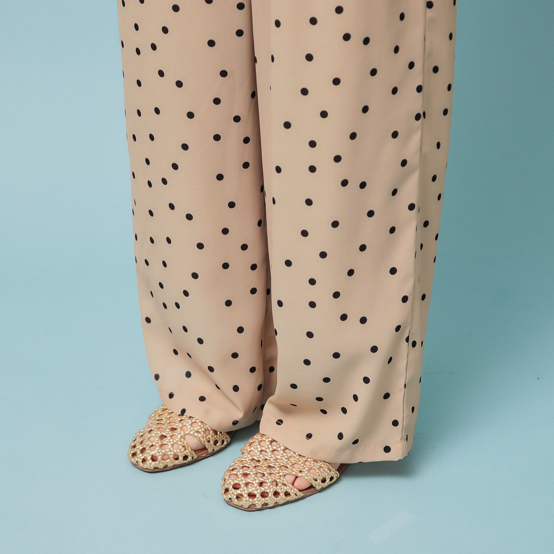 SunaUna「【リラクシー】ドット柄ワイドパンツ」|その他|