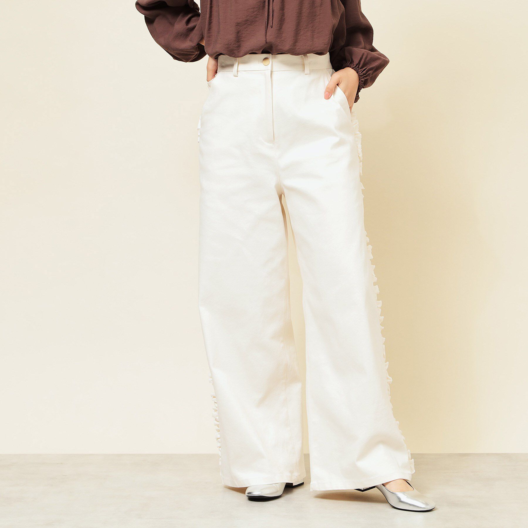 SunaUna「【COLLECTION LINE】フリルデニム」|その他|