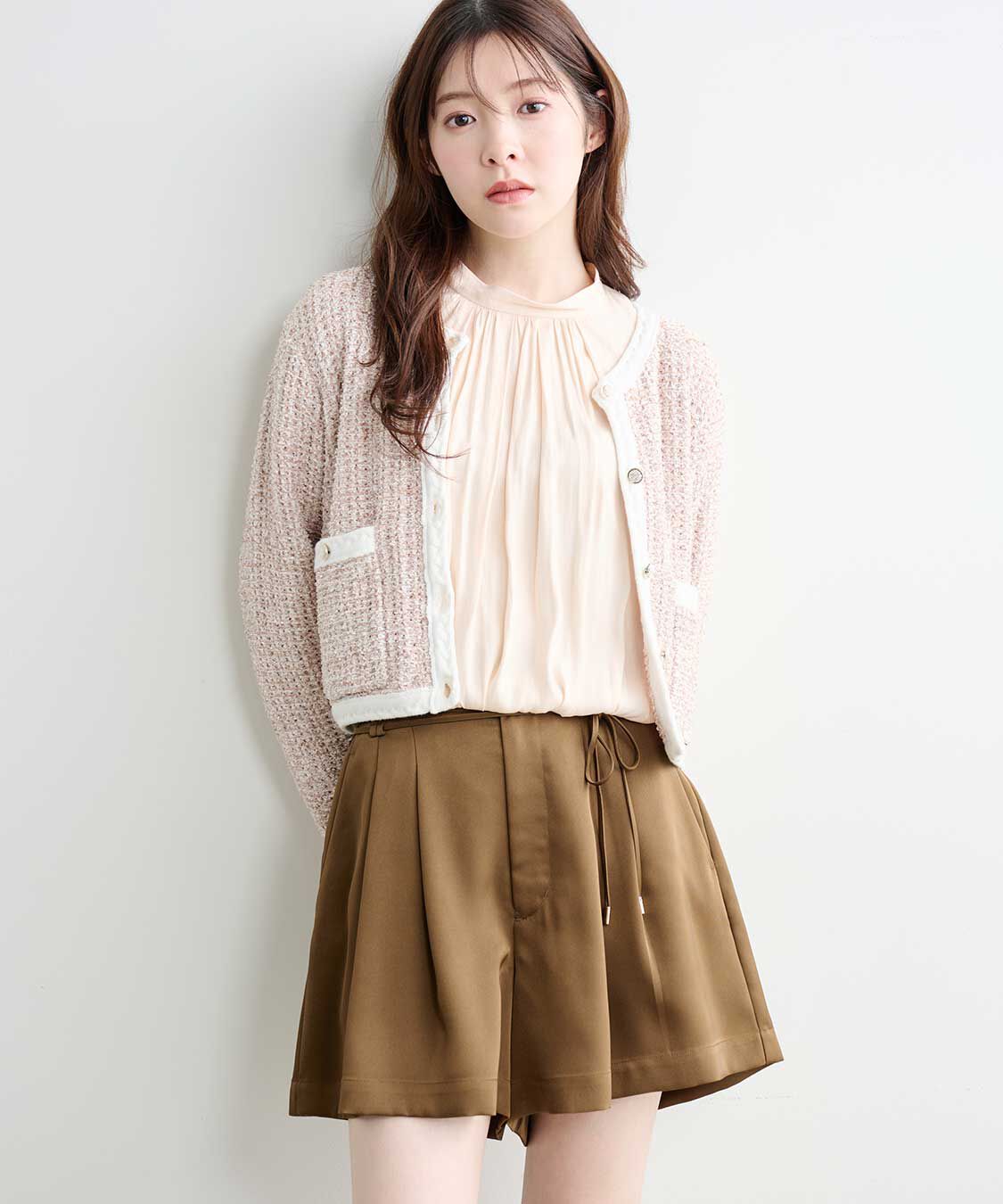 COCO DEAL「サテンタックショートパンツ」|その他|